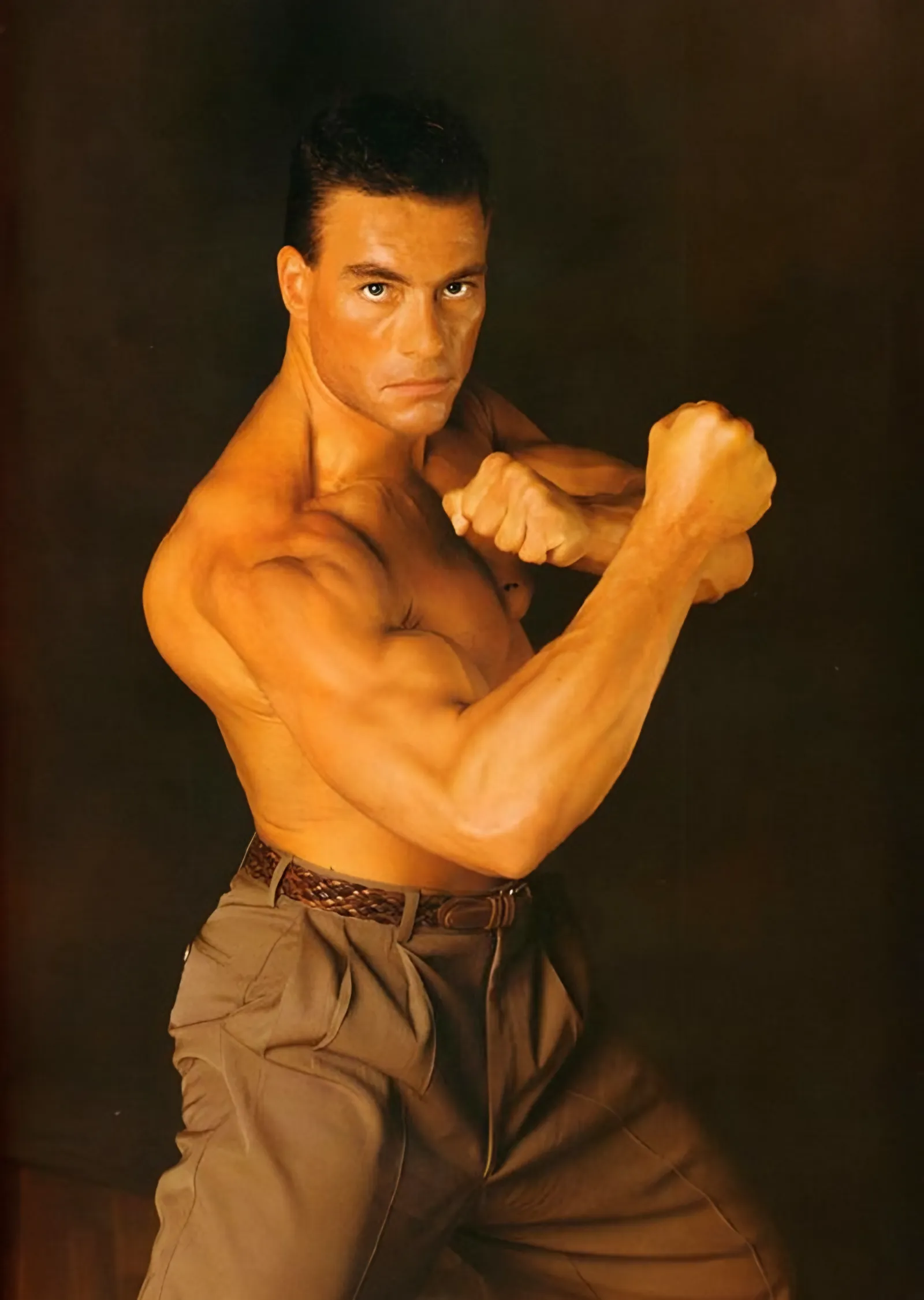 Jean-Claude Van Damme: Dövüş Duruşu metal tablo