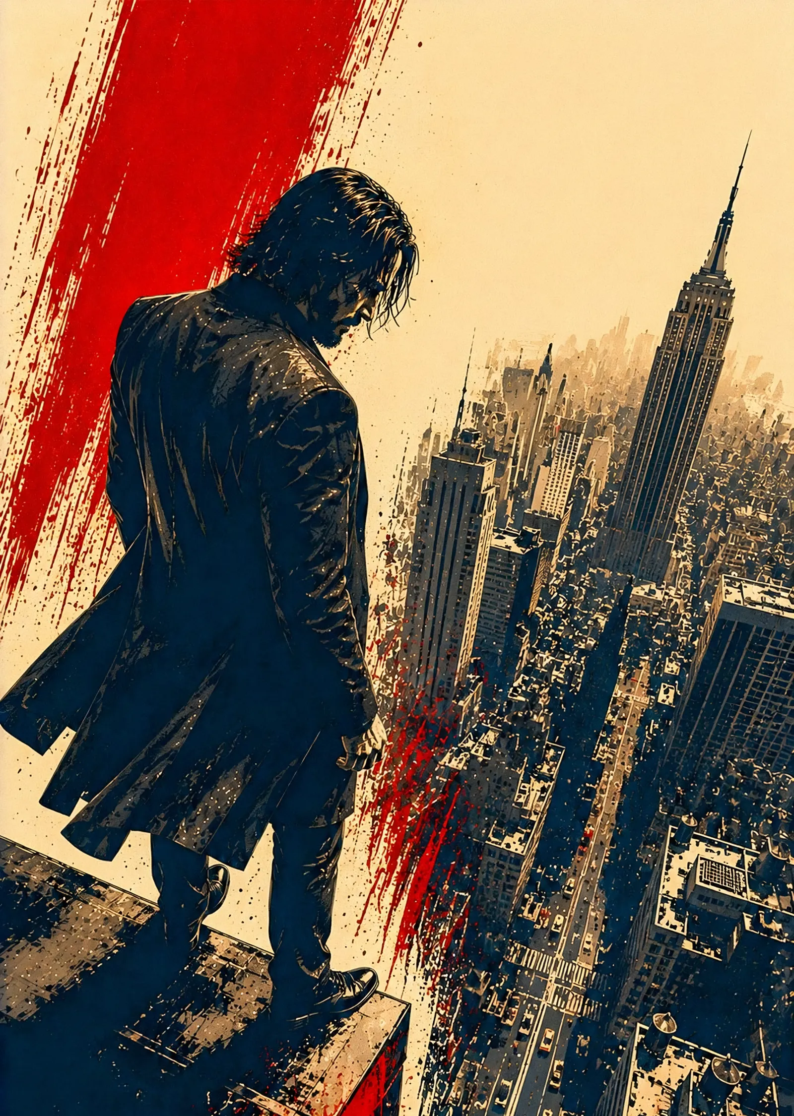 John Wick: New York Çatısında metal tablo