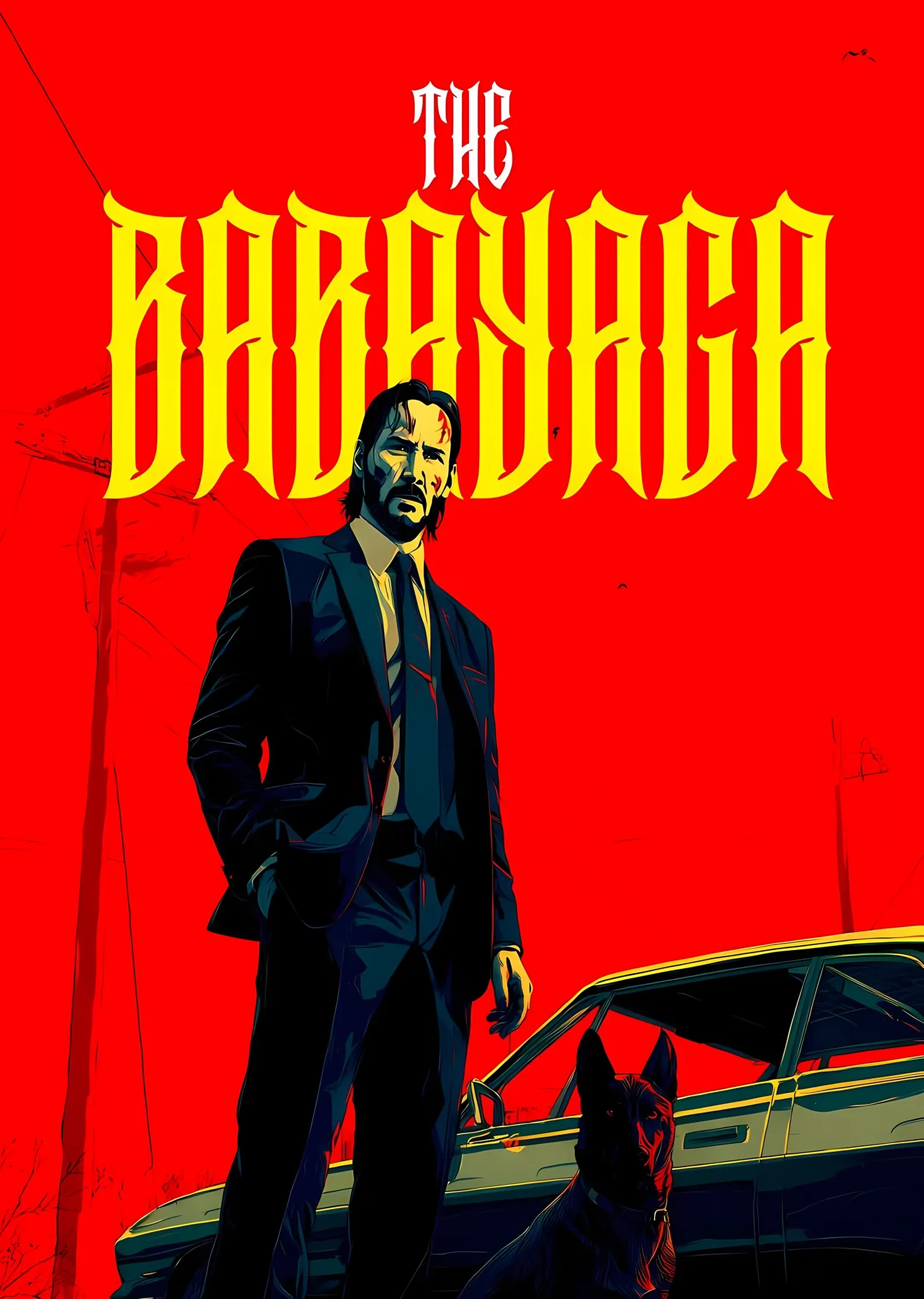John Wick: The Baba Yaga metal tablo