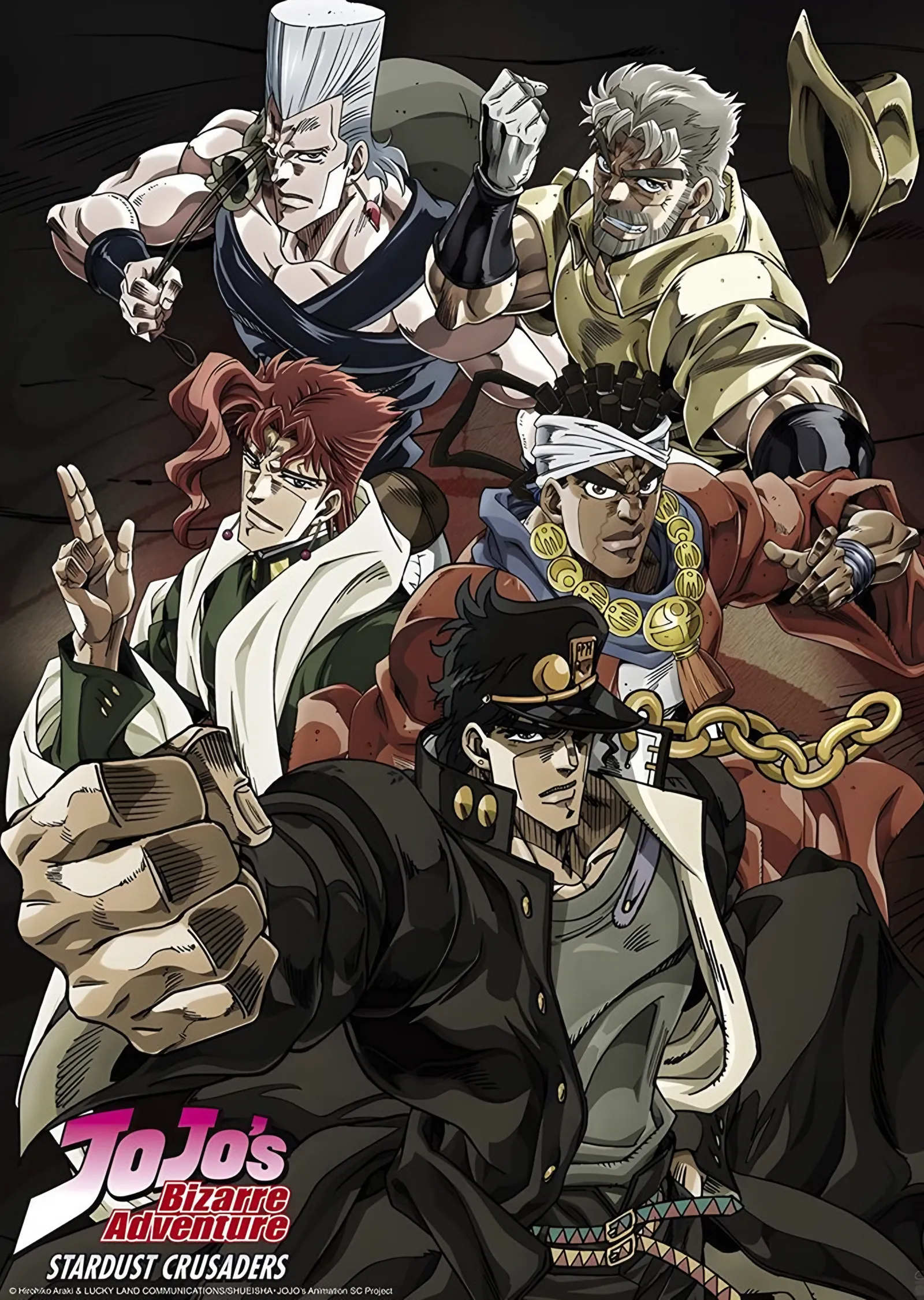 JoJo's Bizarre Adventure: Stardust Crusaders metal tablo