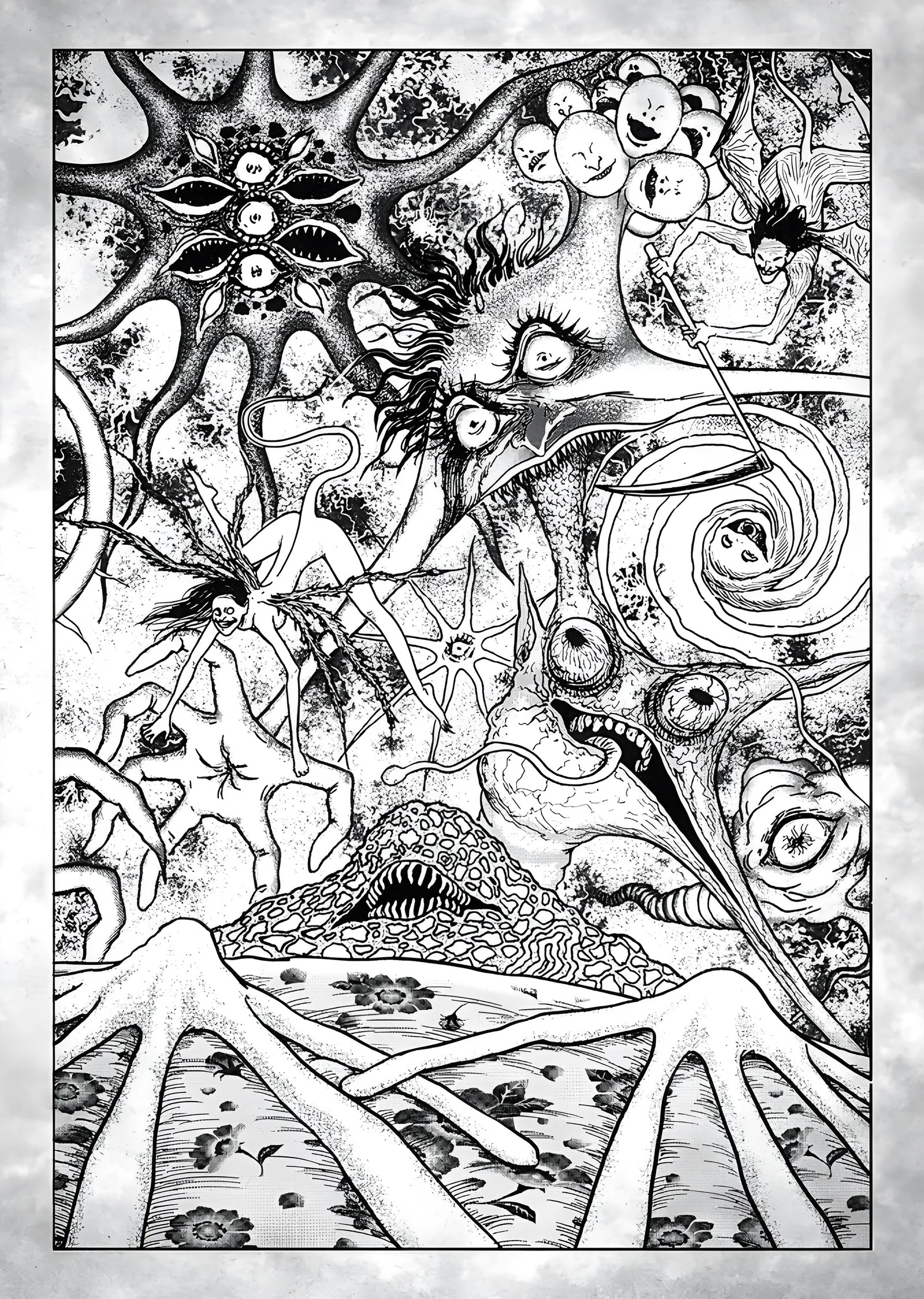 Junji Ito - Grotesk Senfoni metal tablo