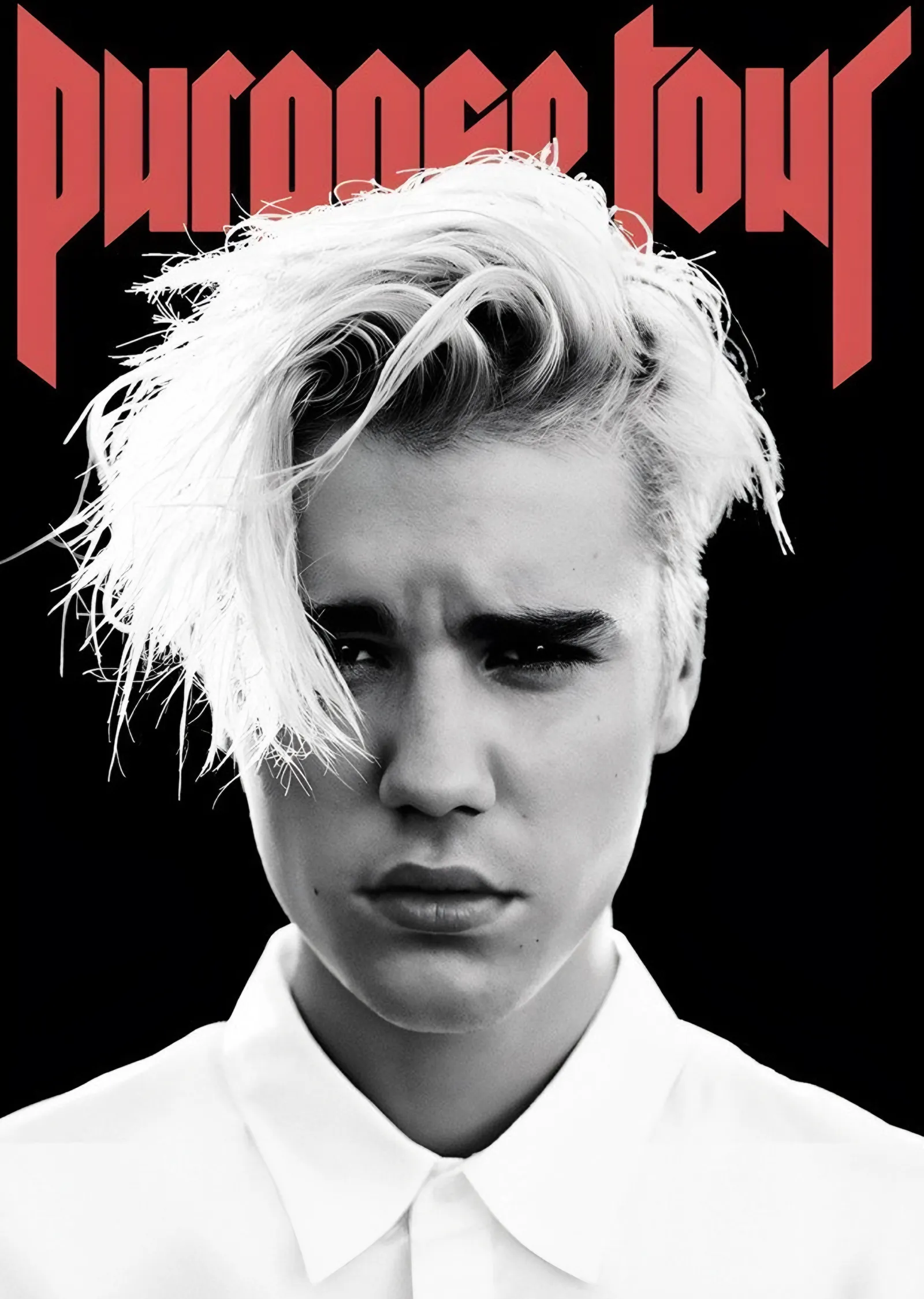 Justin Bieber - Purpose Tour metal tablo