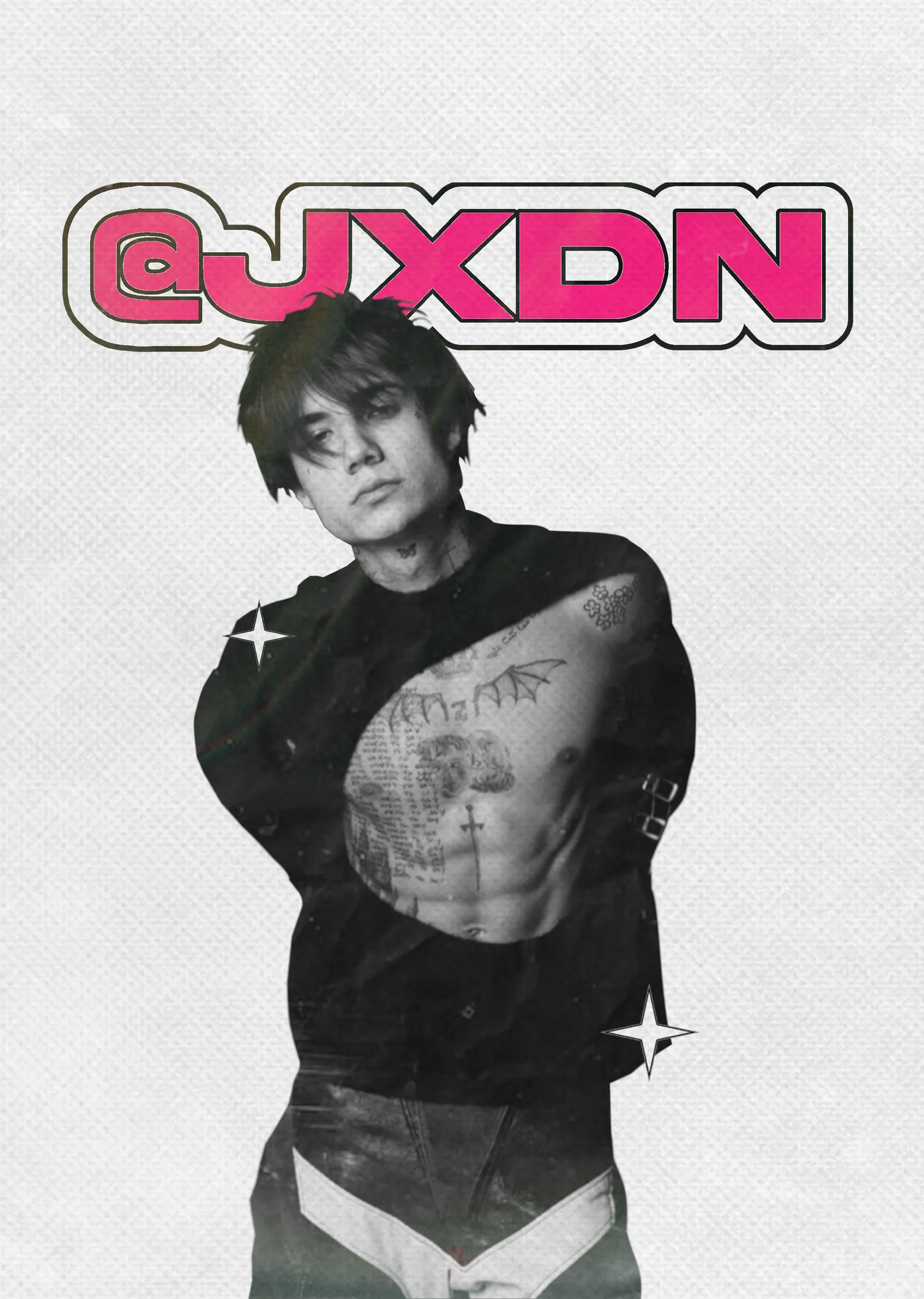 jxdn: Pembe Logo Posteri metal tablo