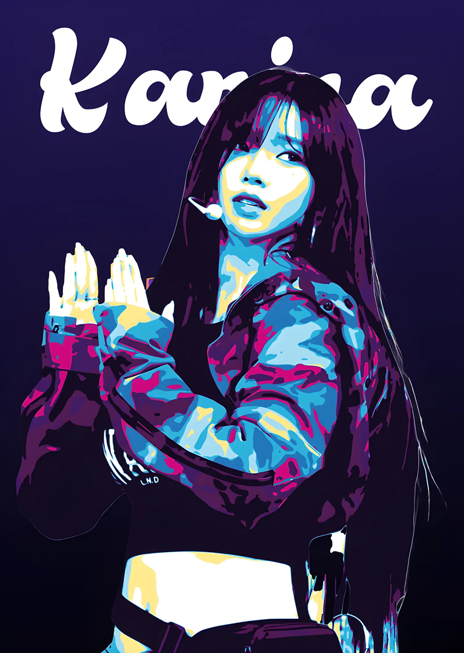 Karina - Pop Art metal tablo