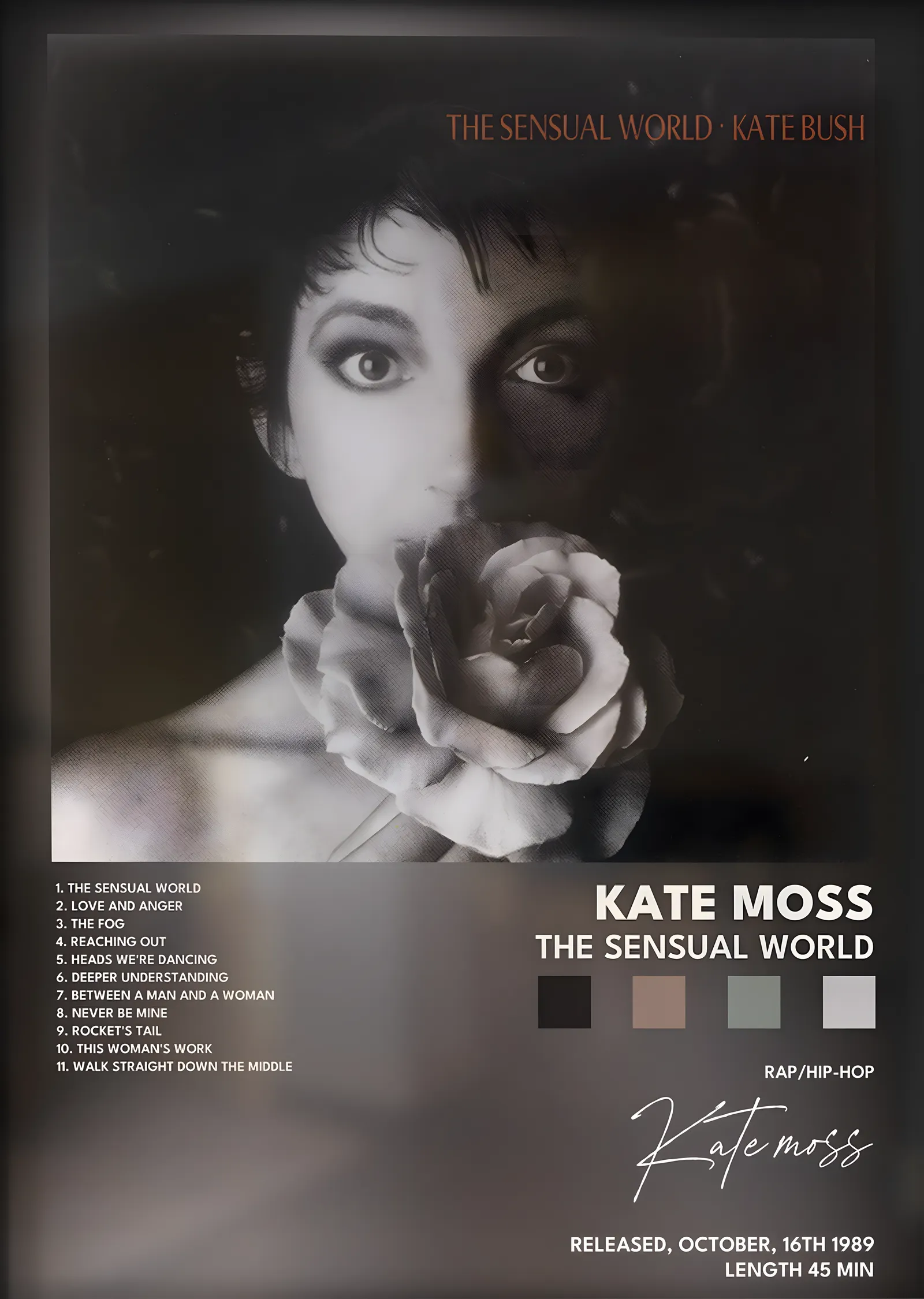 Kate Bush: The Sensual World metal tablo