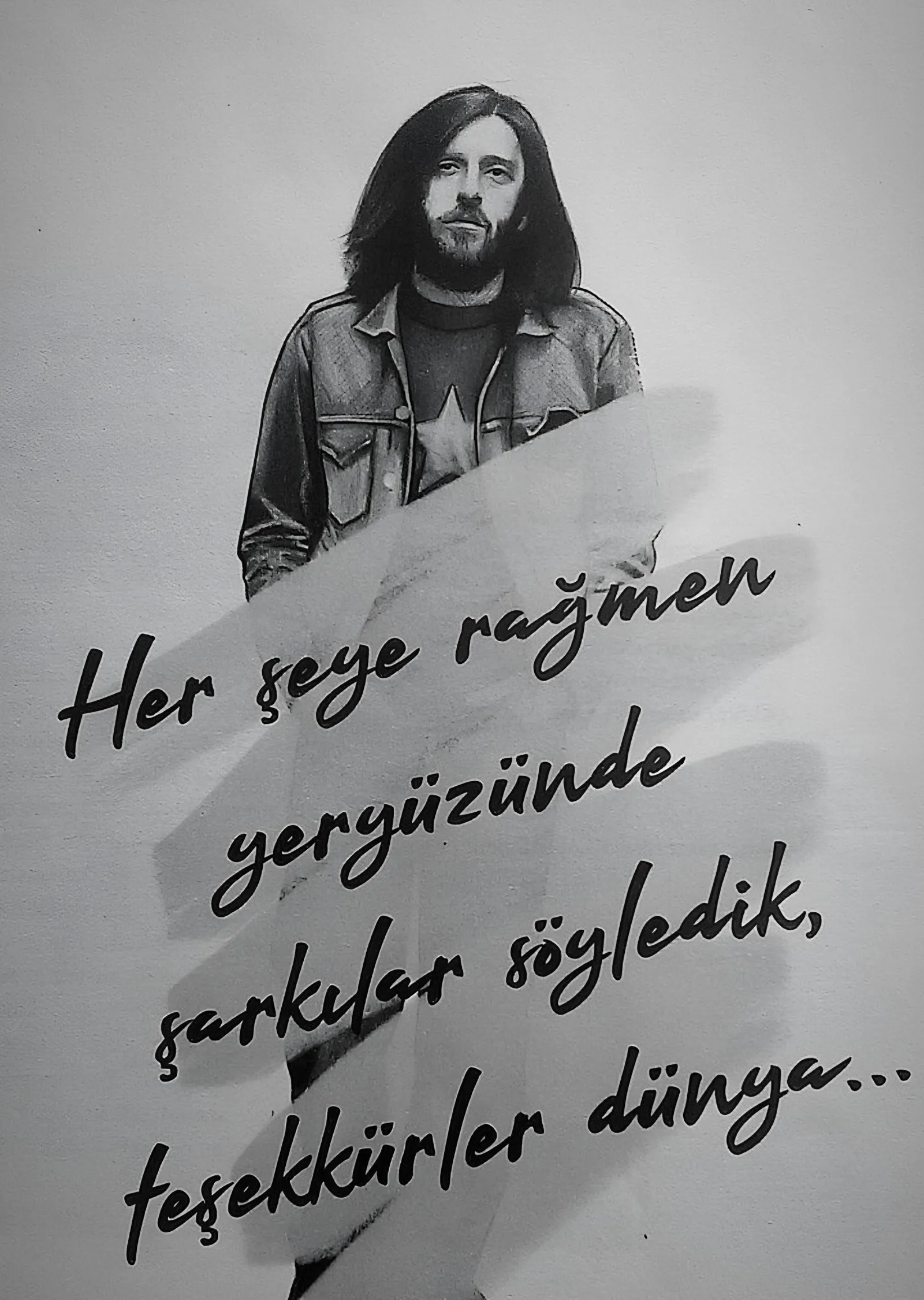Kazım Koyuncu - Teşekkürler Dünya metal tablo