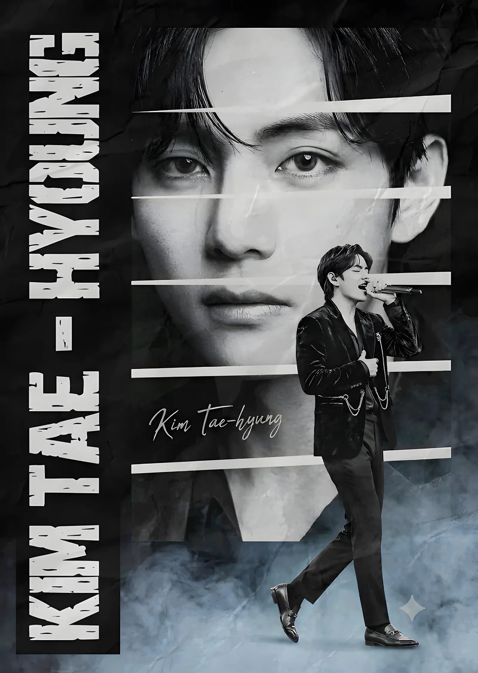 Kim Taehyung - BTS metal tablo