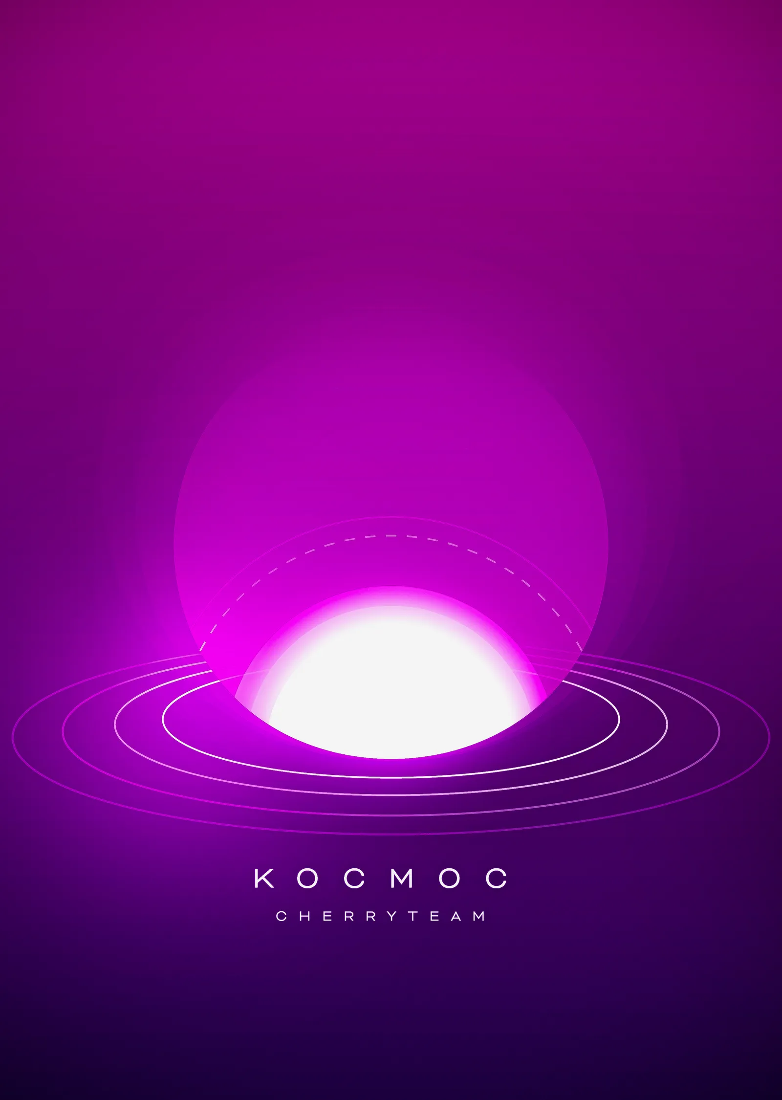 KOCMOC - Mor Halkalar metal tablo