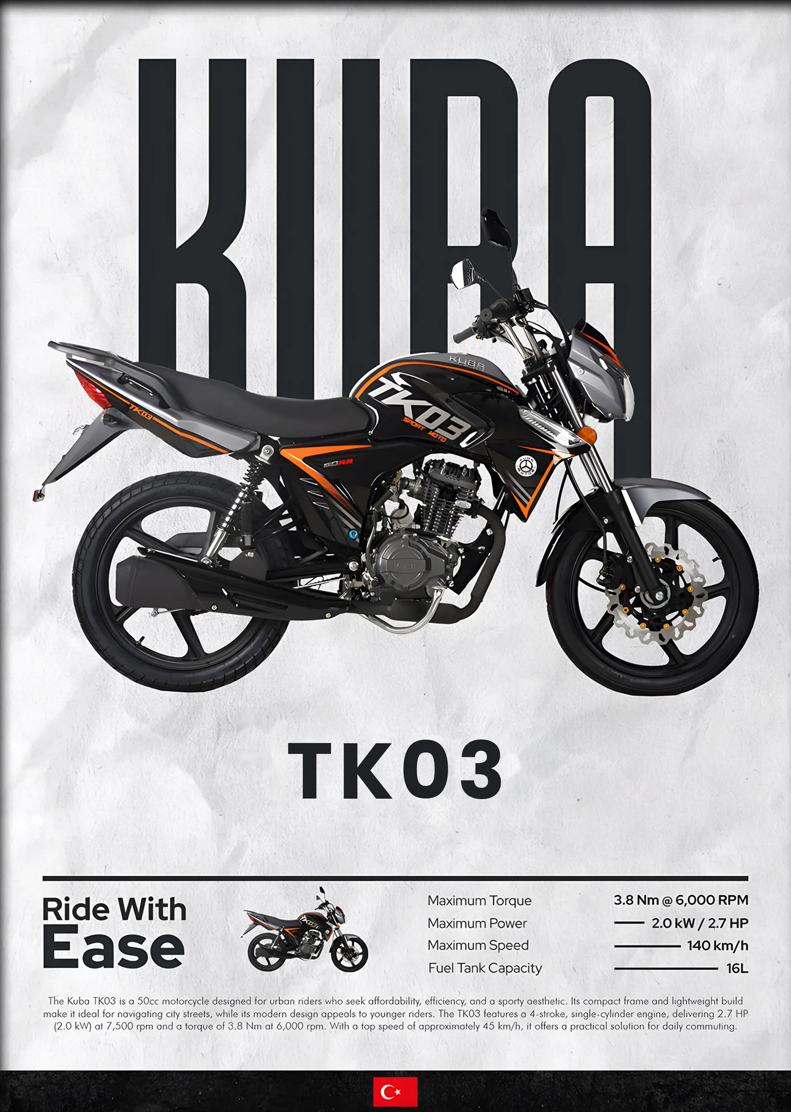 Kuba TK03 metal tablo