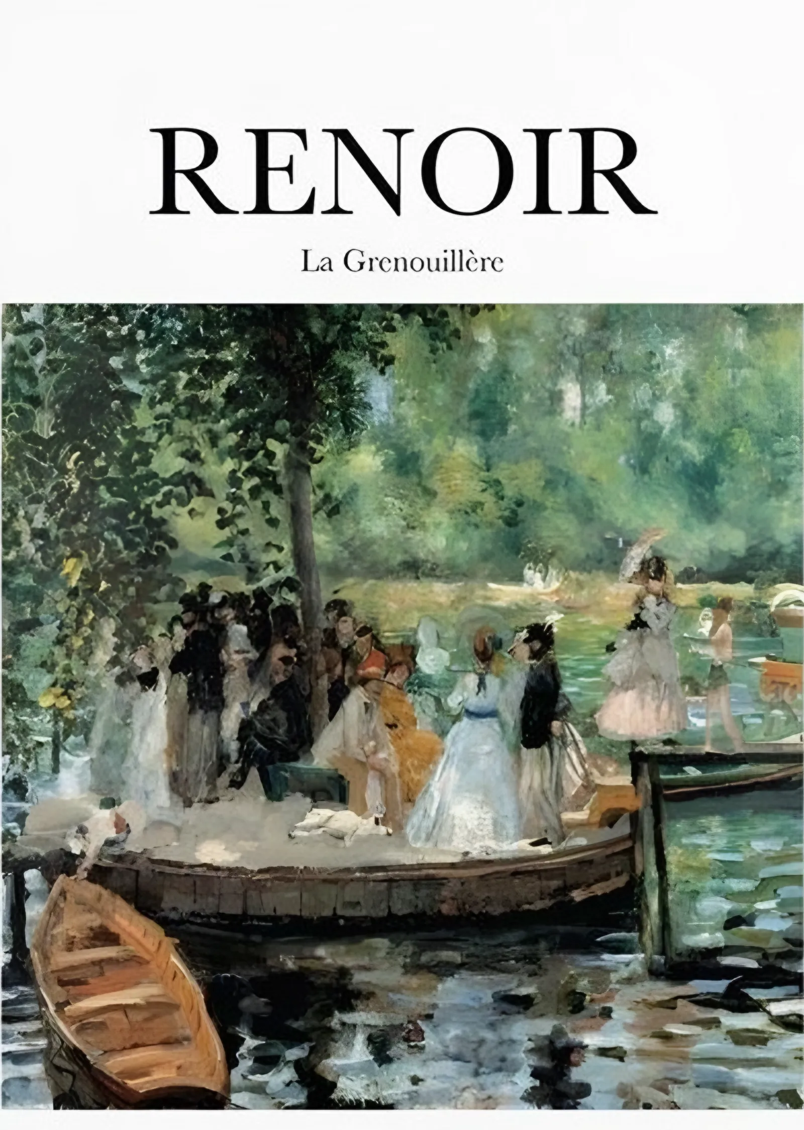 La Grenouillere - Pierre-Auguste Renoir metal tablo