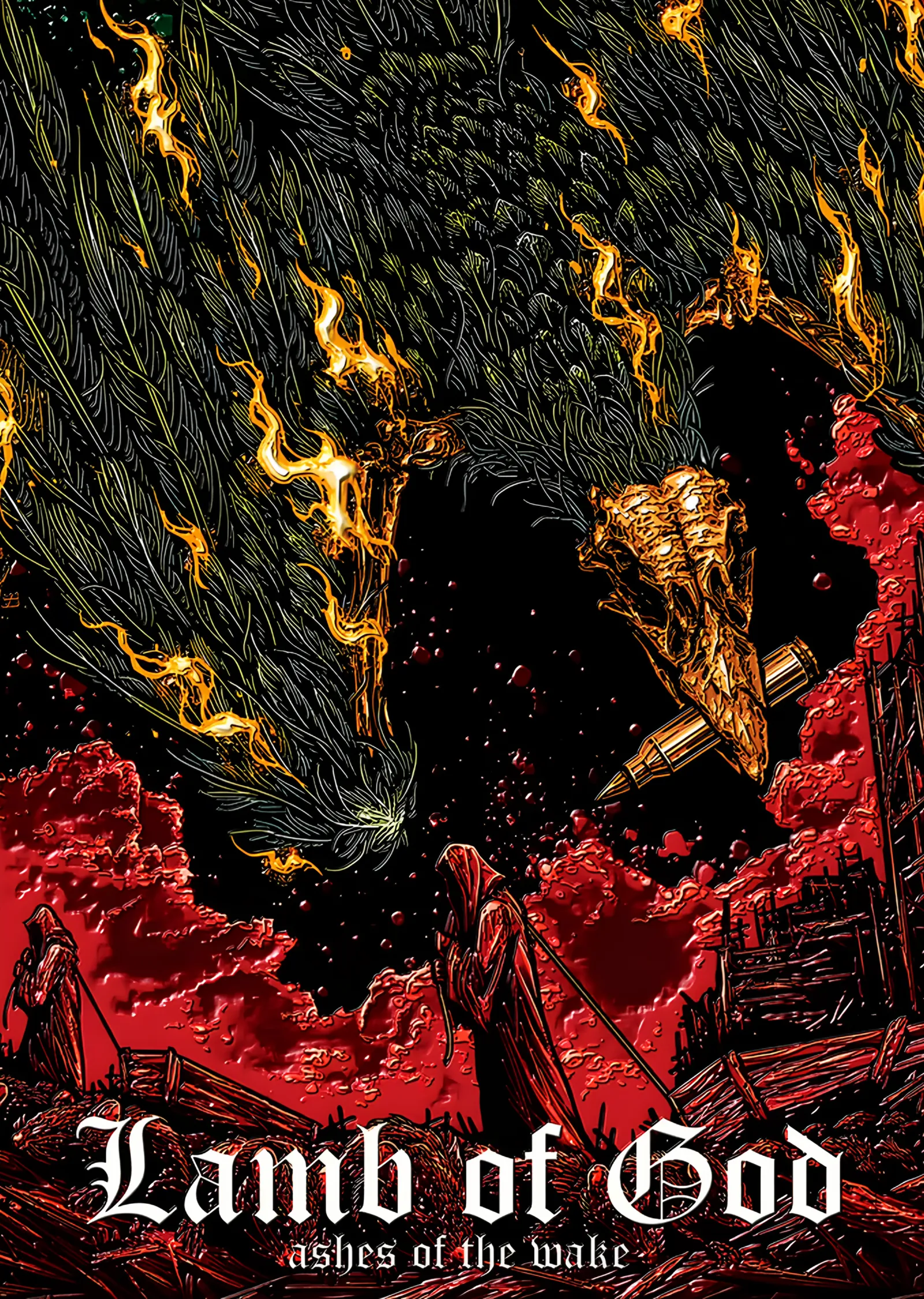 Lamb of God: Ashes of the Wake Kapağı metal tablo