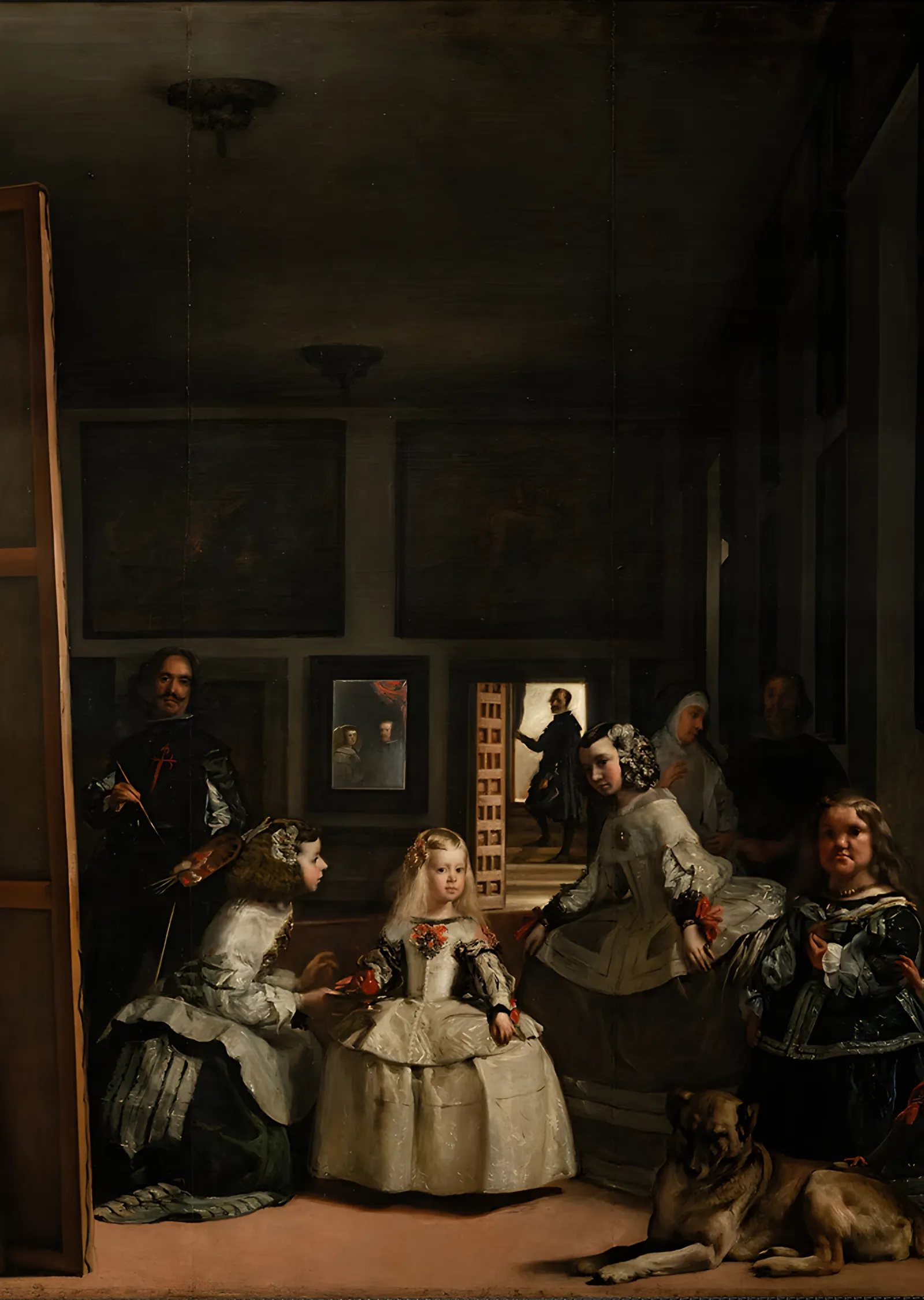 Las Meninas - Velázquez (Sıcak Ton) metal tablo