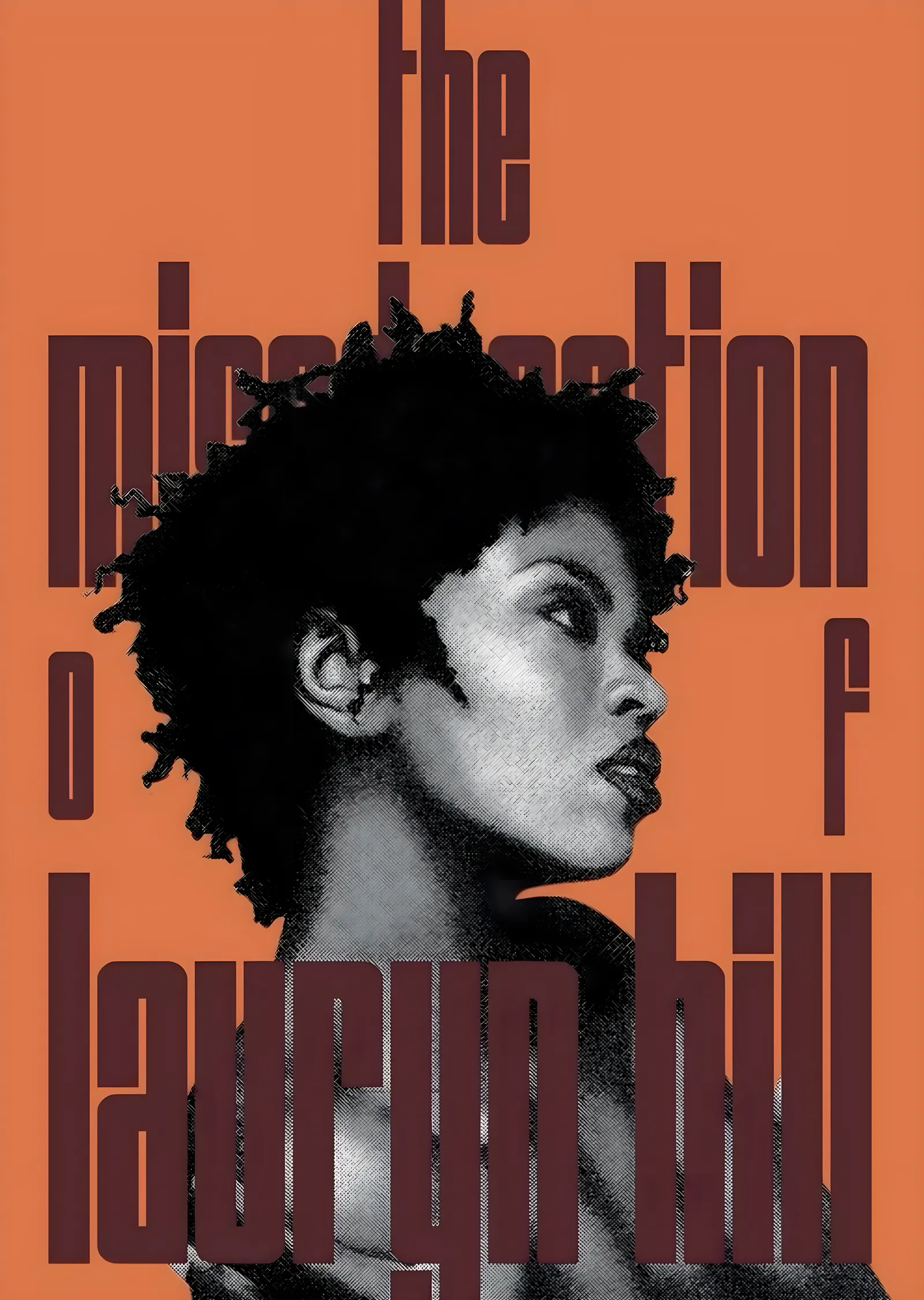 Lauryn Hill - Turuncu Kapak metal tablo