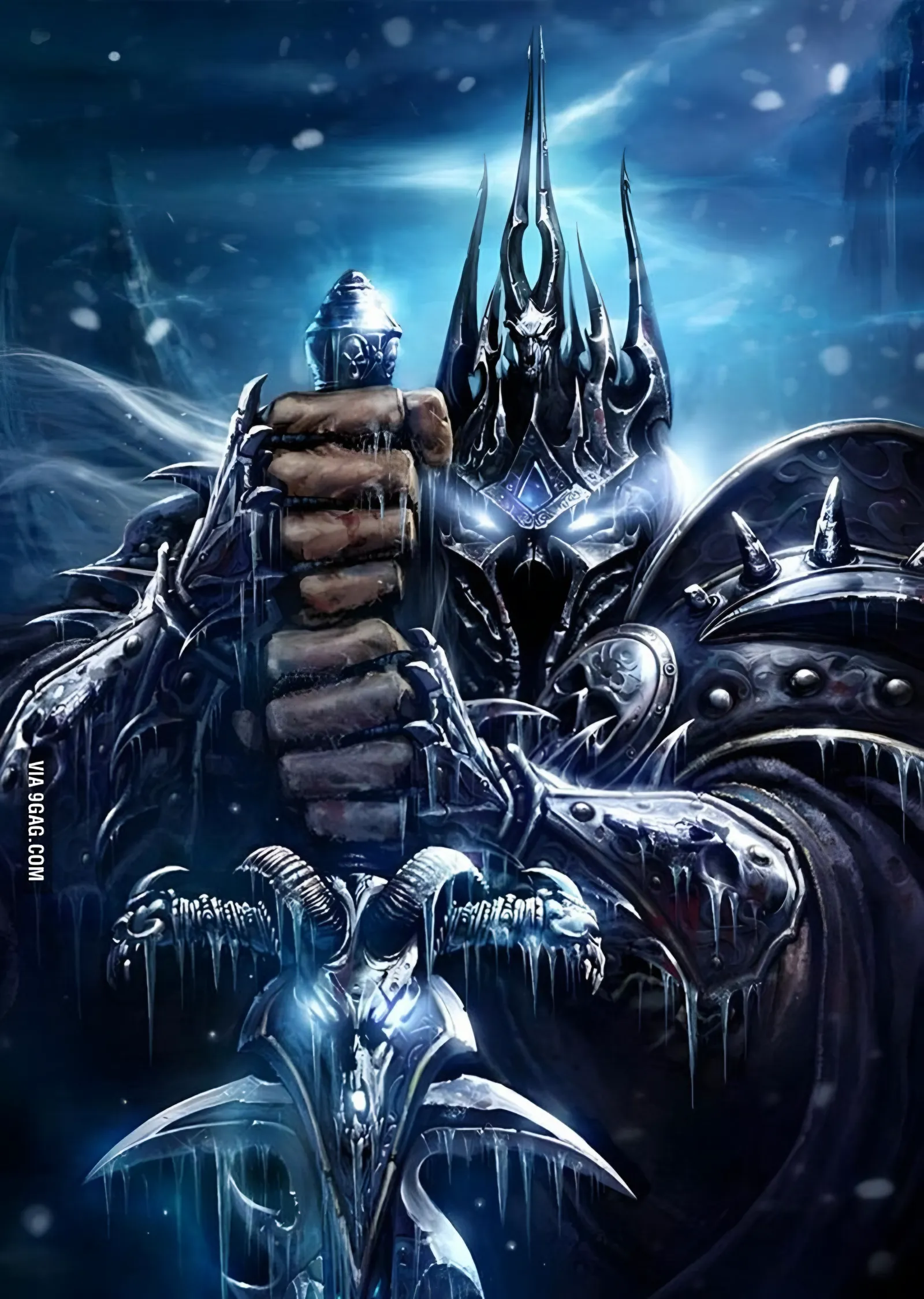 Lich King: Buz Kalesi - World of Warcraft metal tablo