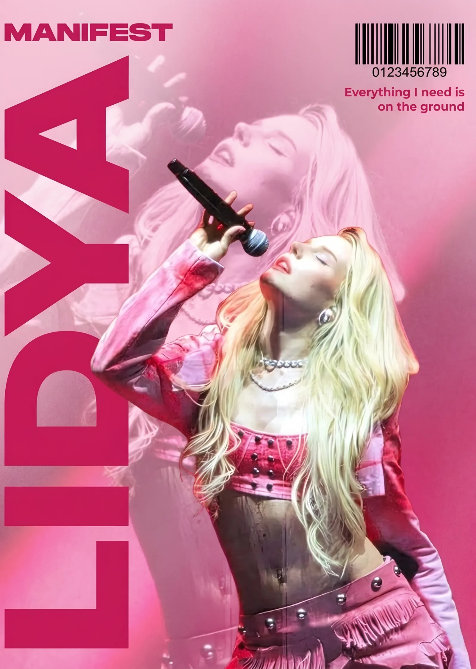 Lidya Pınar: Pembe Manifest Posteri metal tablo