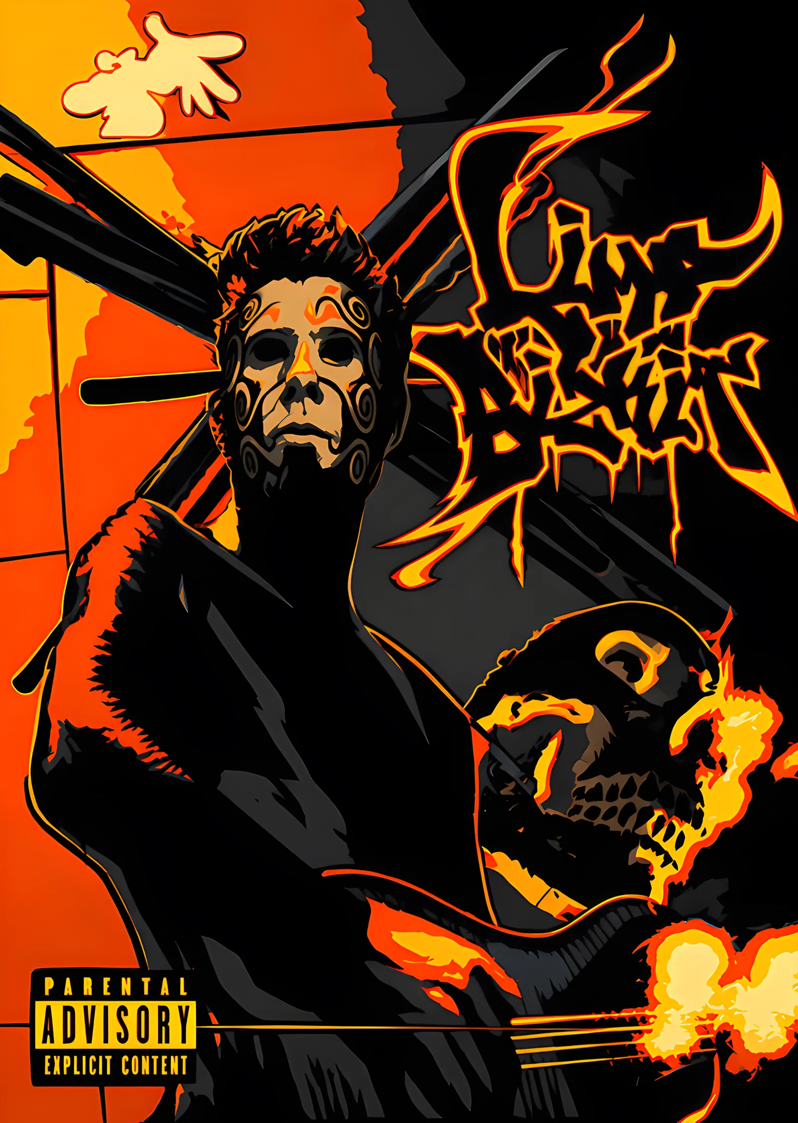 Limp Bizkit: Alev ve Kuru Kafa metal tablo