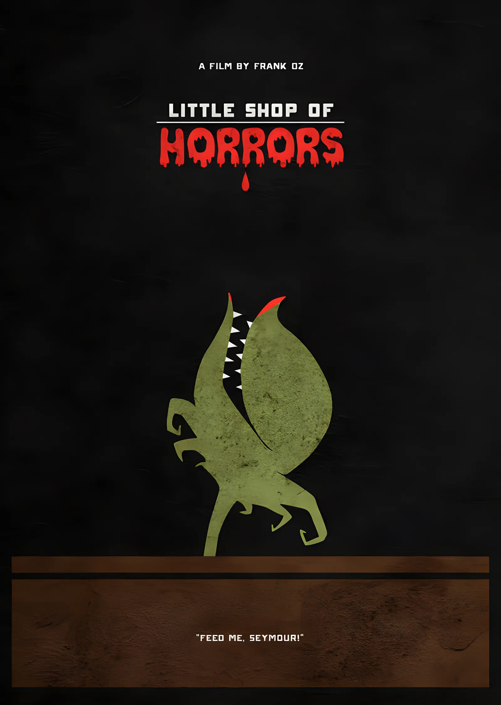 Little Shop of Horrors metal tablo