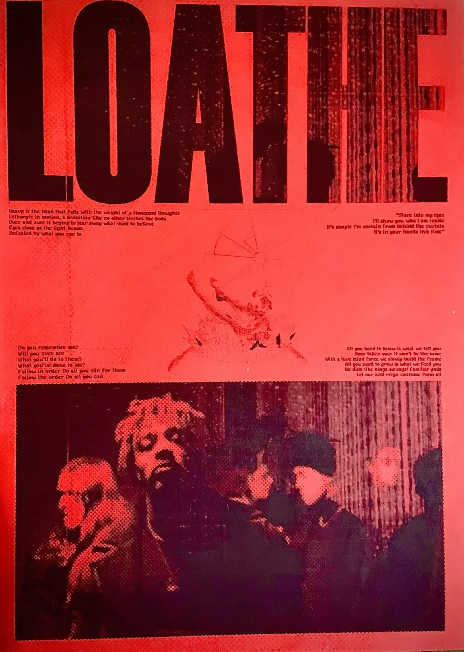 Loathe - Kızıl Poster metal tablo