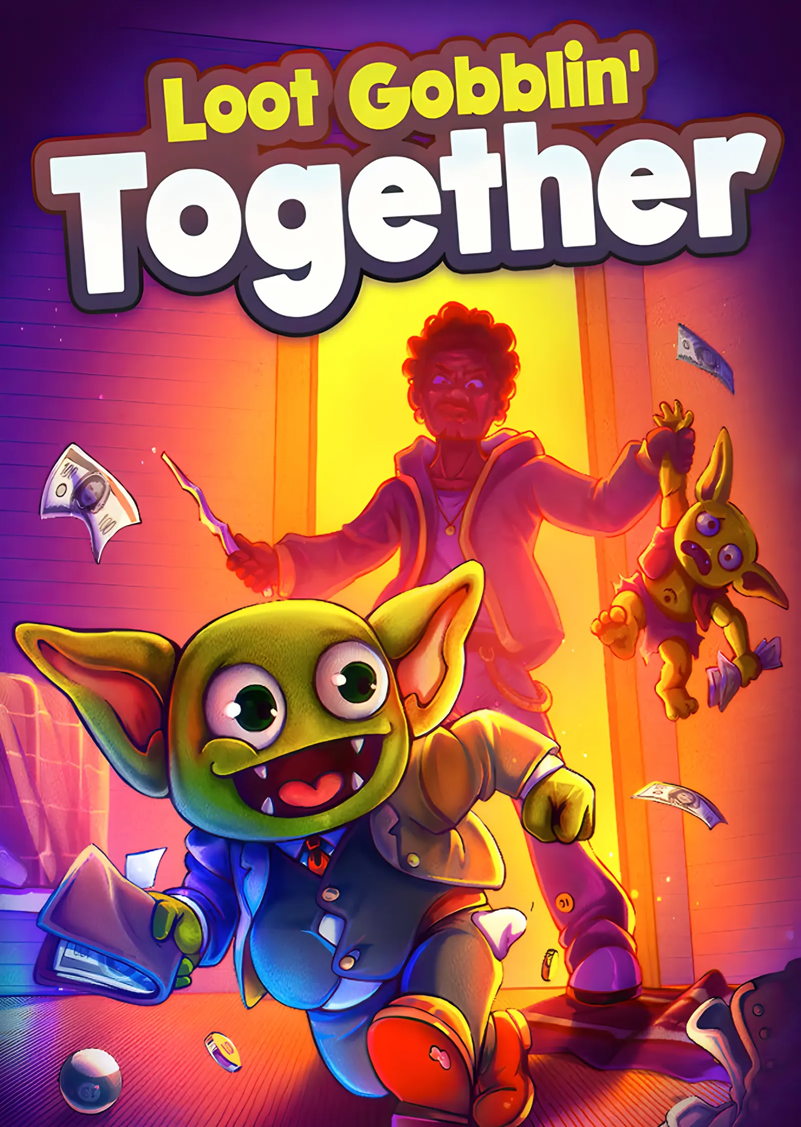 Loot Gobblin' Together: Para Yağmurunda Goblin metal tablo