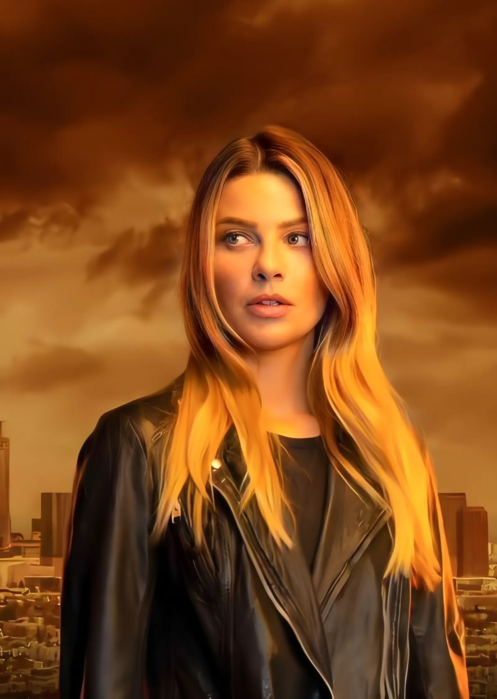 Lucifer: Los Angeles Üzerinde Chloe Decker metal tablo