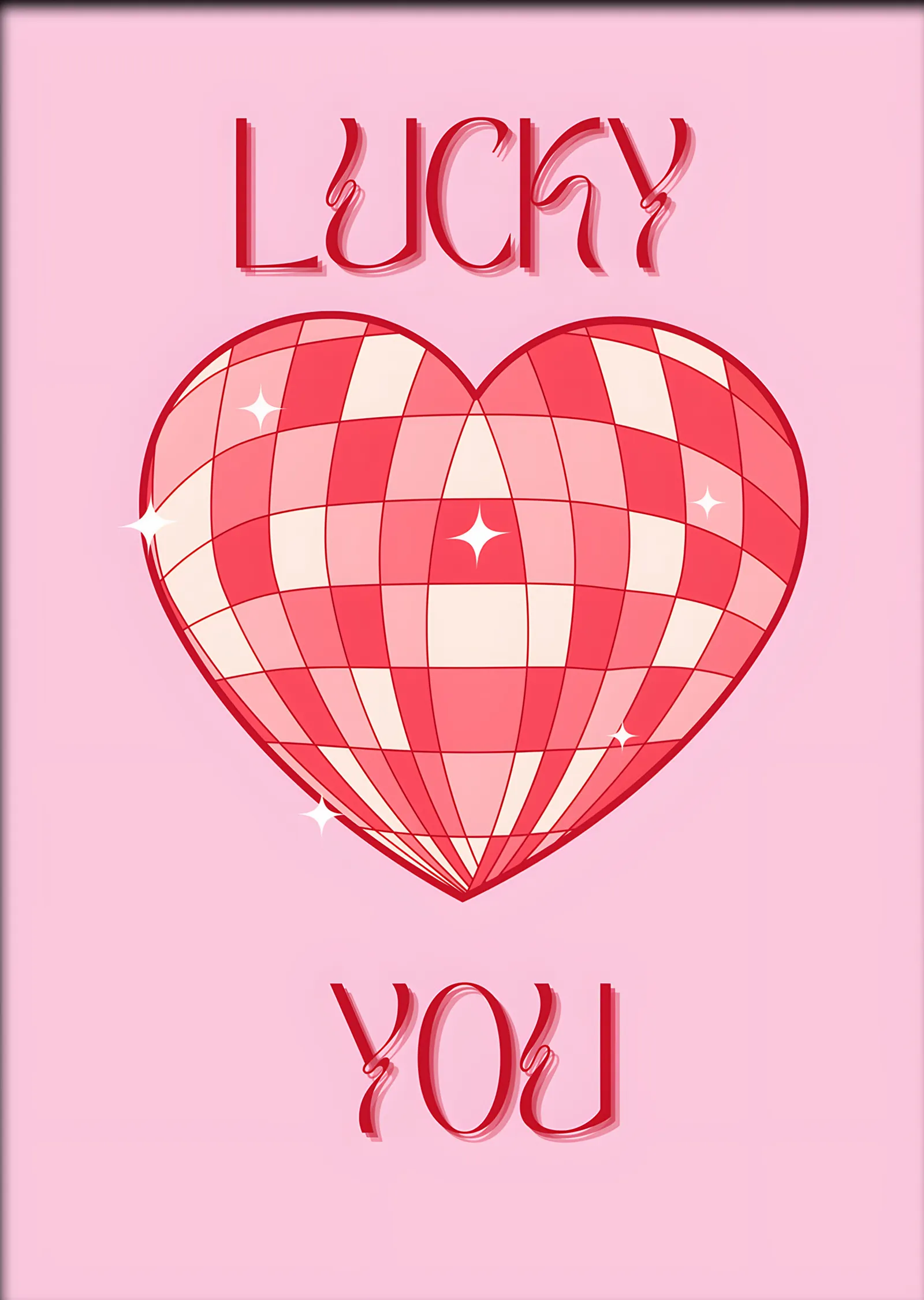 Lucky You Disko Kalp metal tablo