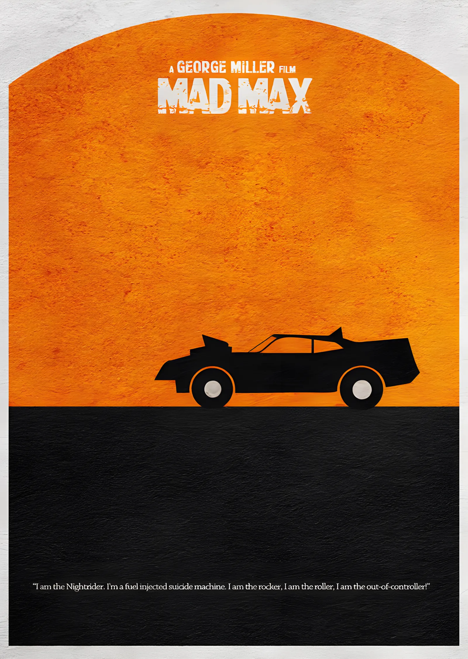 Mad Max metal tablo