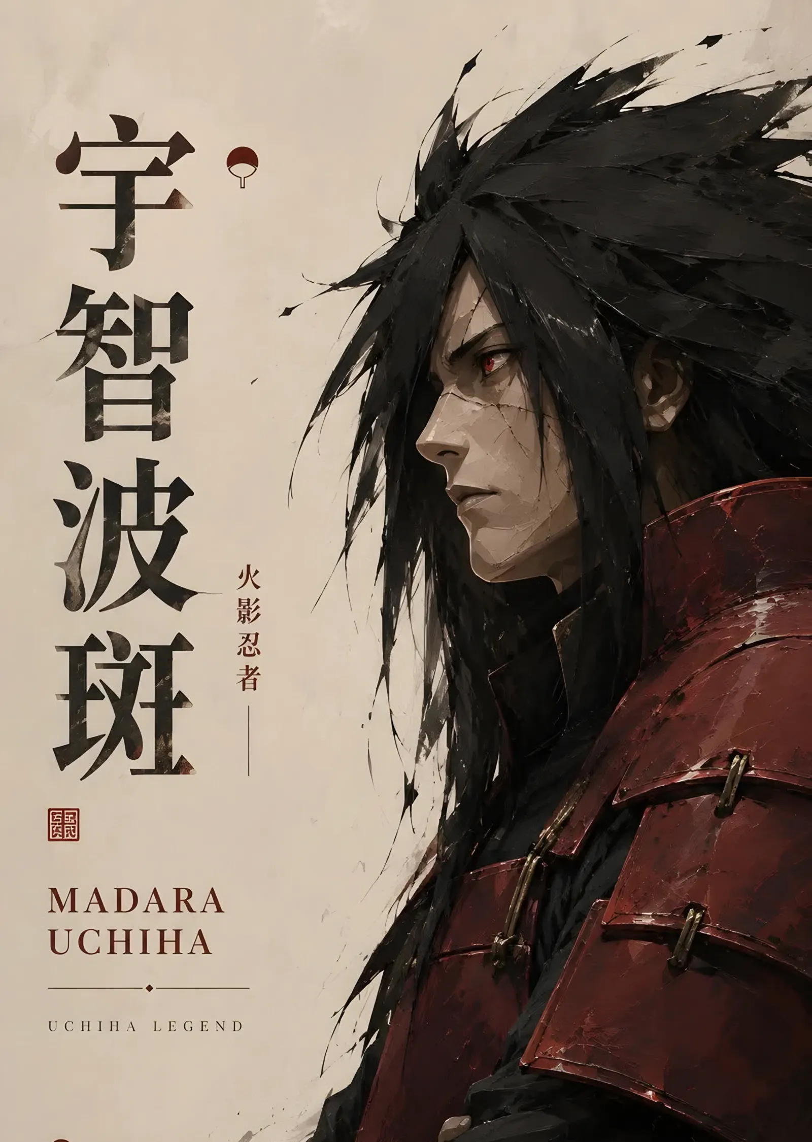 Madara Uchiha - Naruto metal tablo
