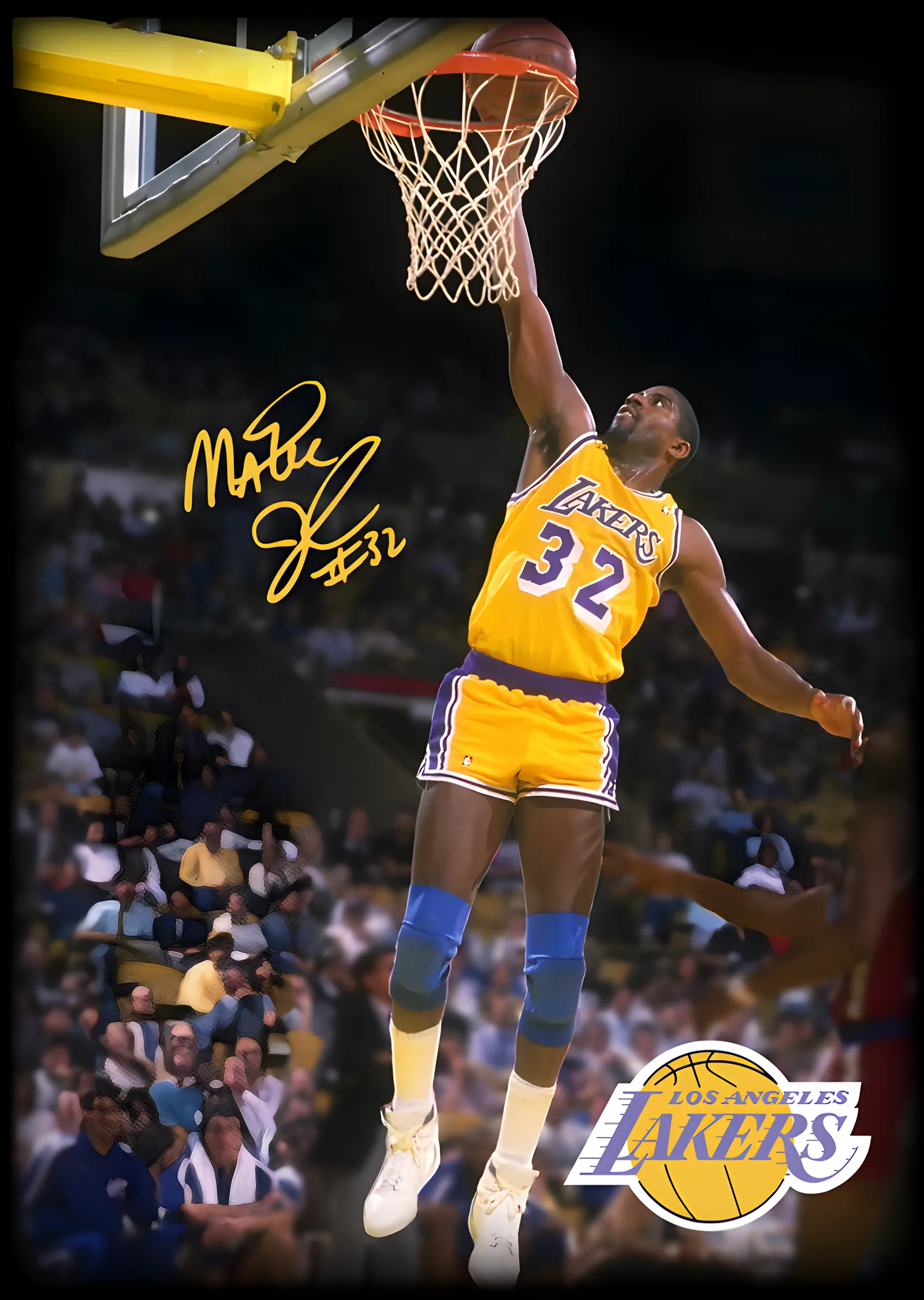 Magic Johnson - Potada metal tablo