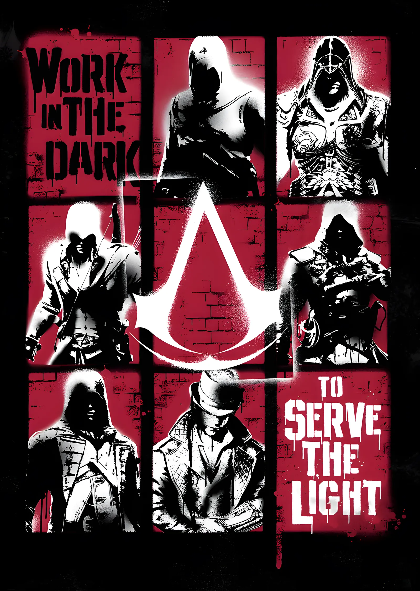 Assassin's Creed - Work in the Dark Panel Afişi metal tablo