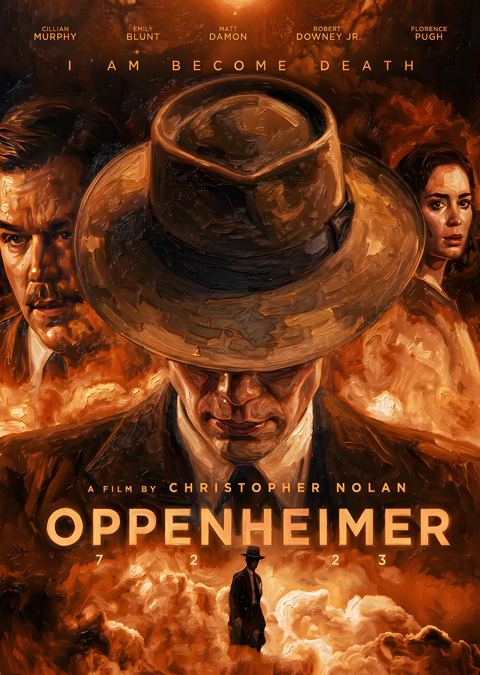 Oppenheimer metal tablo