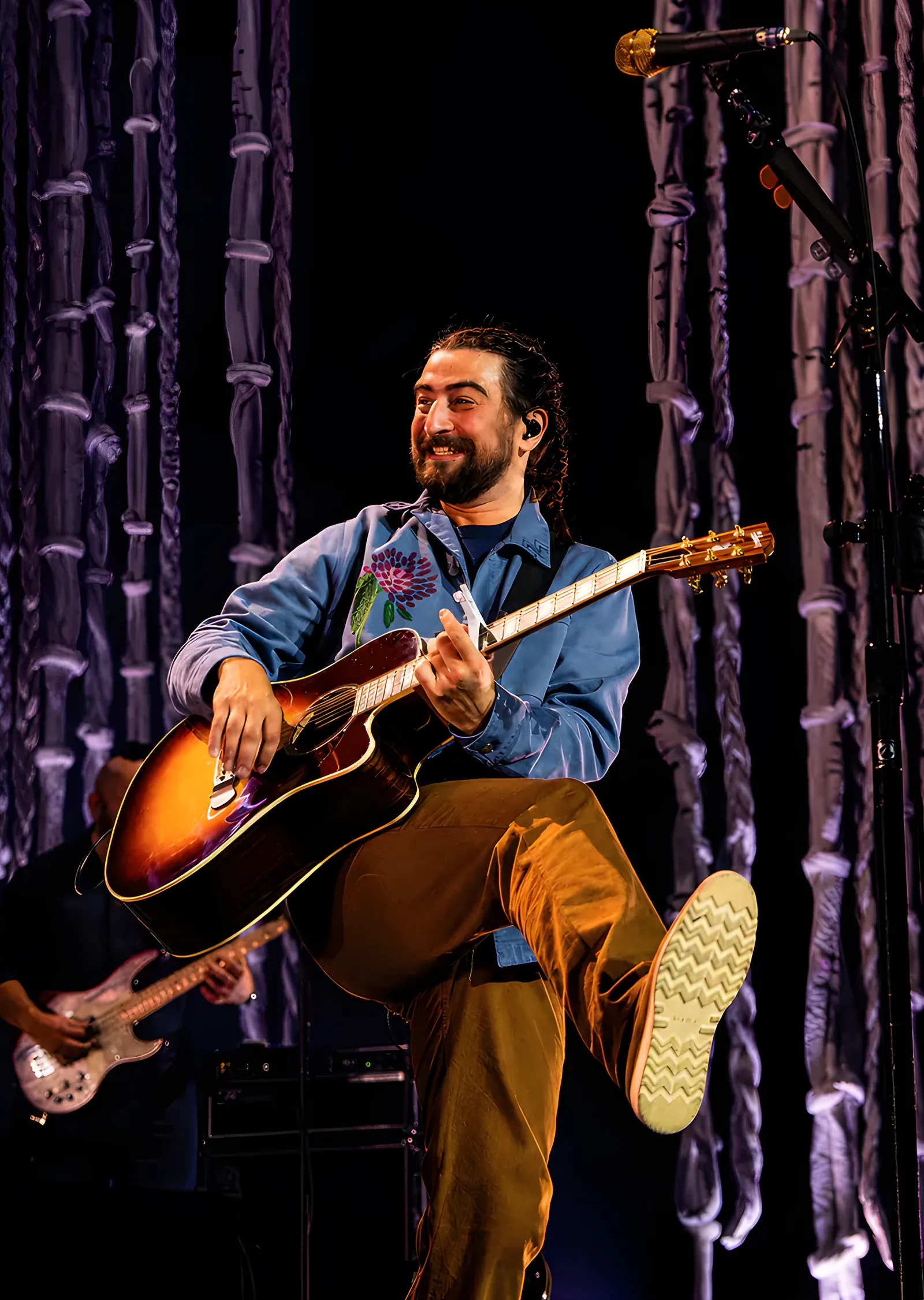 Post Malone - Sahnede Gitar metal tablo