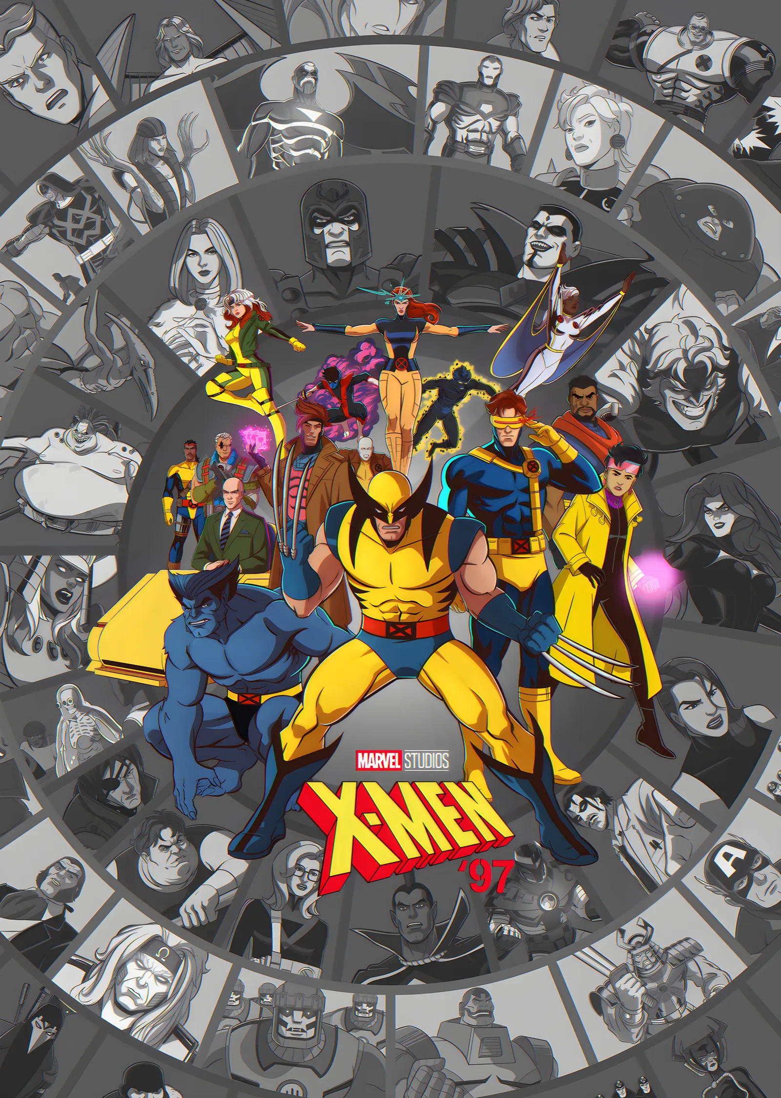 X-Men - Çizgi Roman Kareleri Madalyonu metal tablo