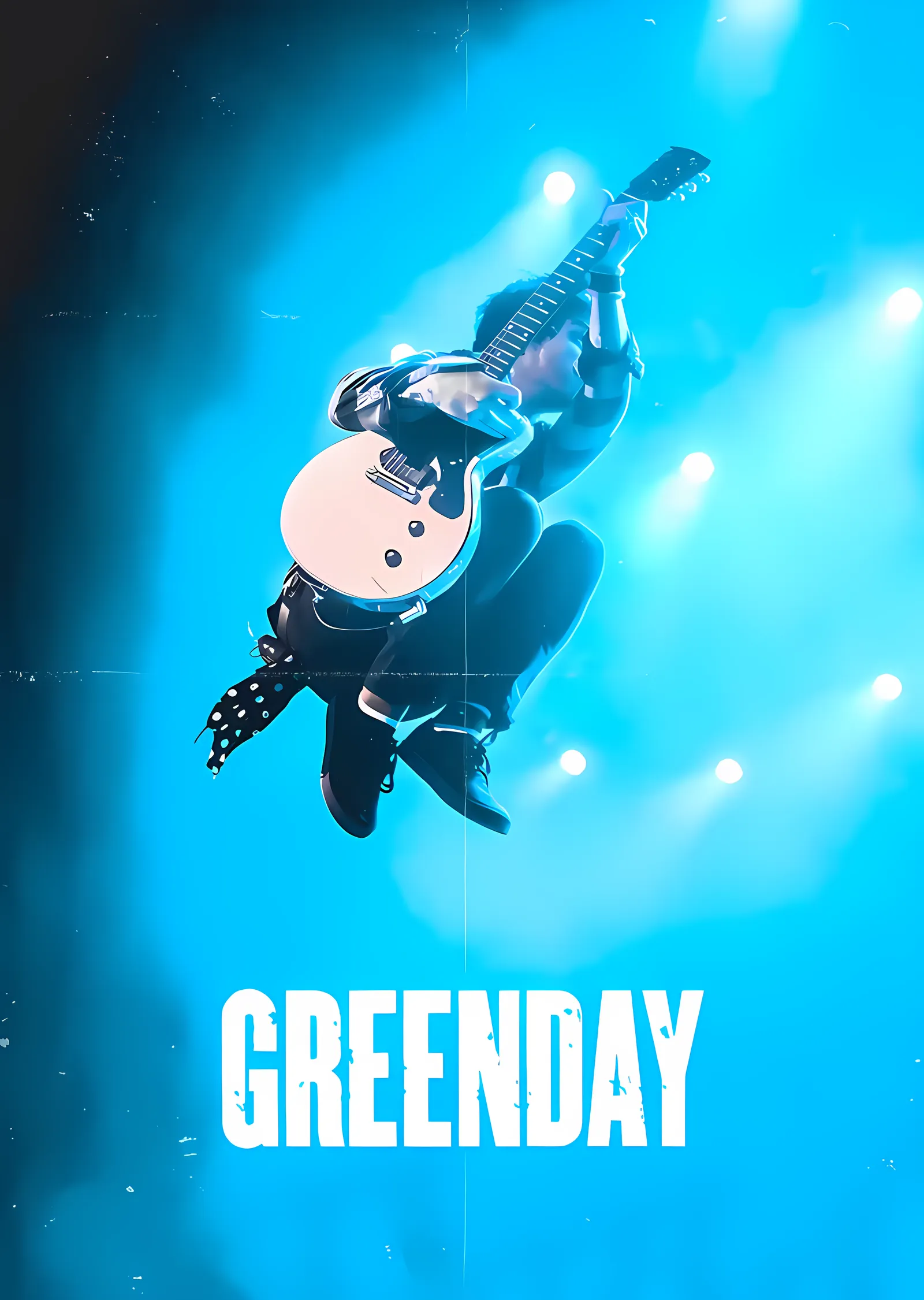 Green Day - Havada Gitar Solosu metal tablo