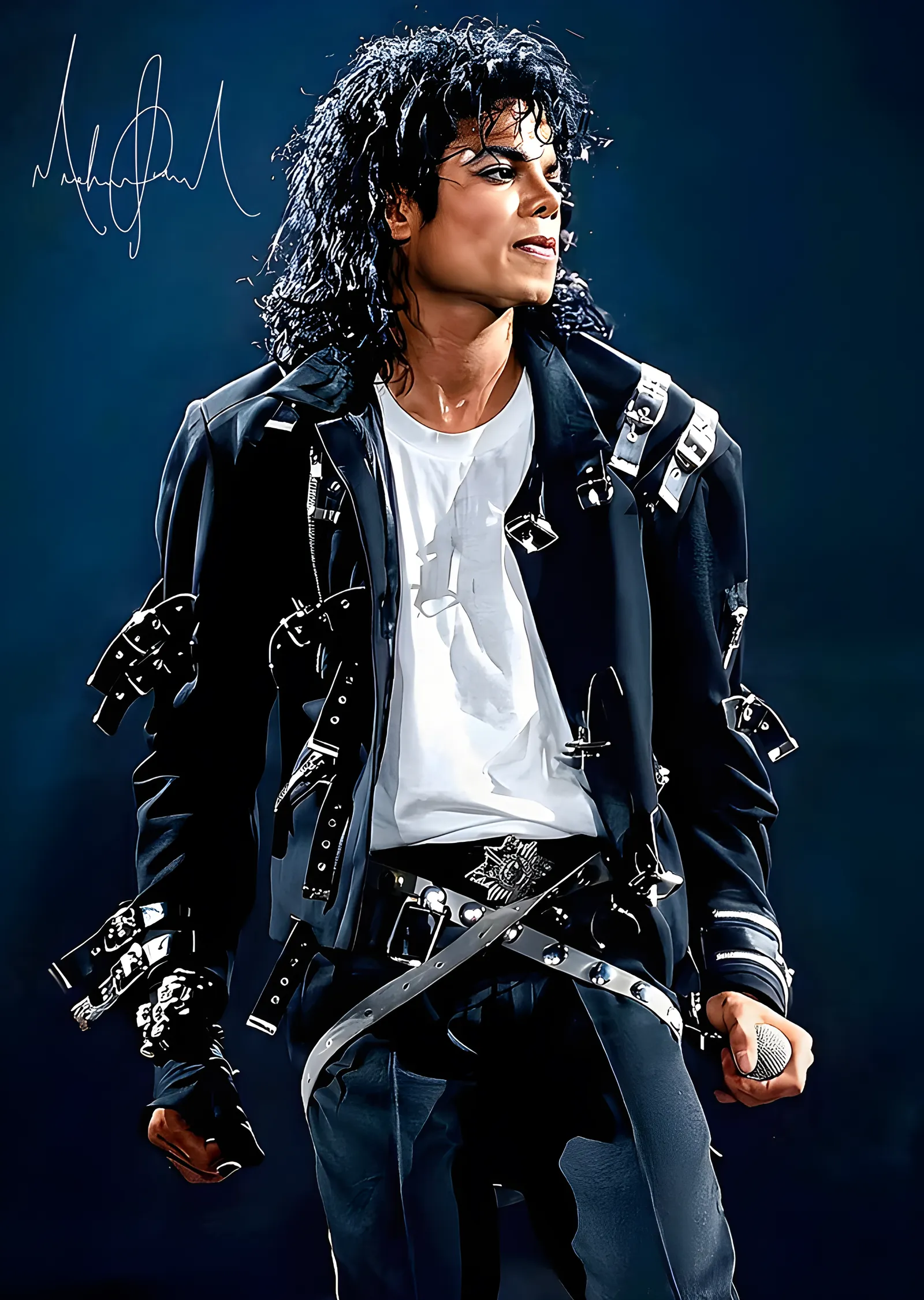Michael Jackson - Bad Dönemi metal tablo