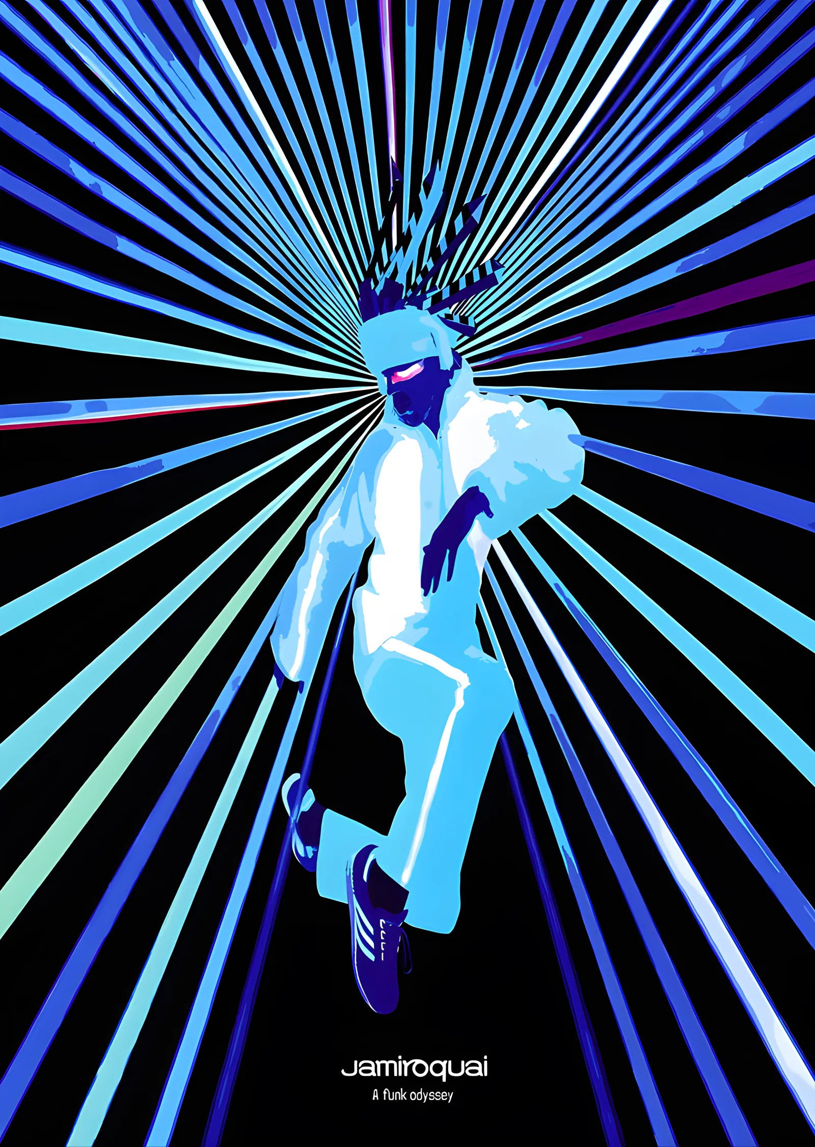 Jamiroquai - A Funk Odyssey metal tablo