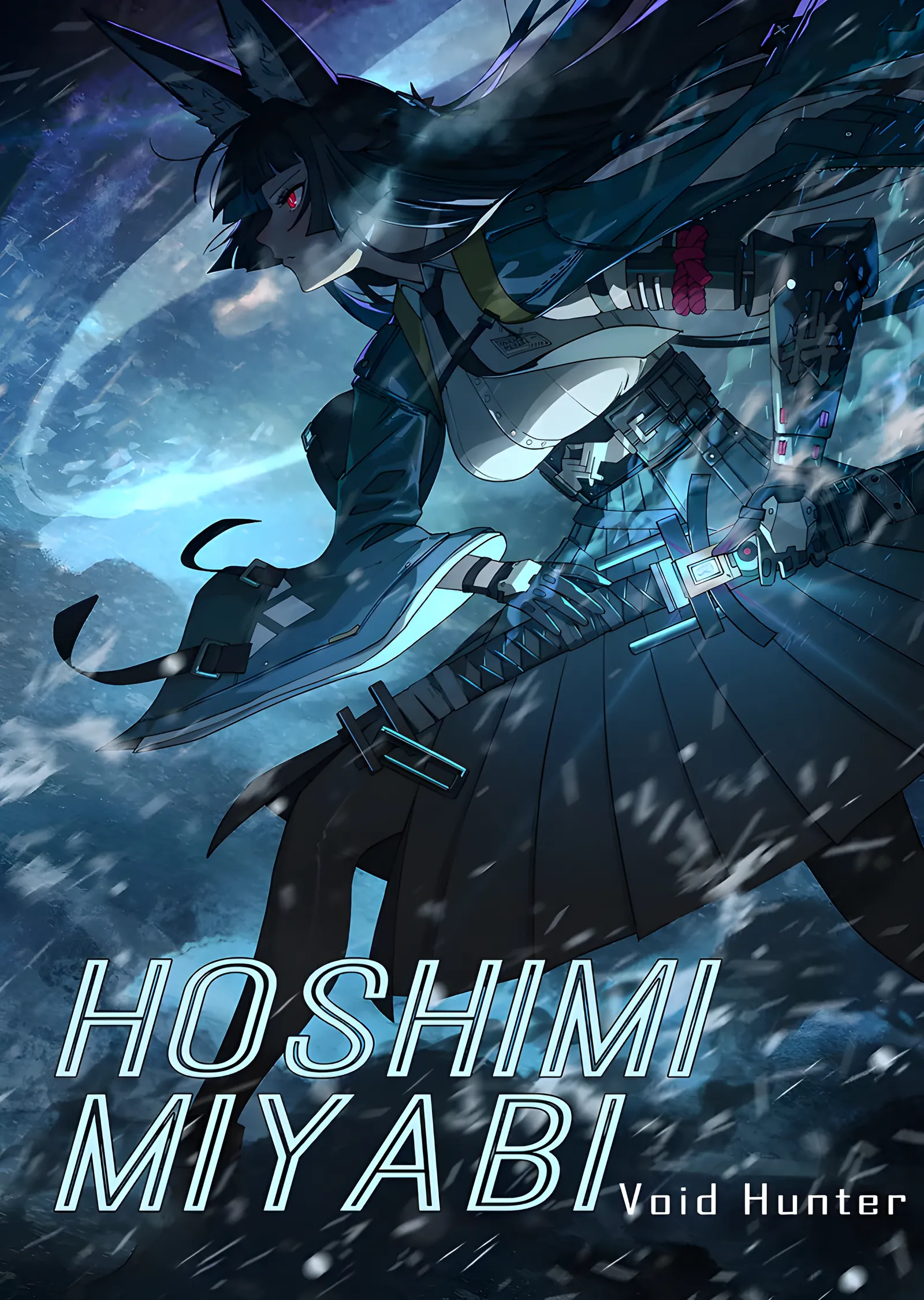 Hoshimi Miyabi - Void Hunter metal tablo