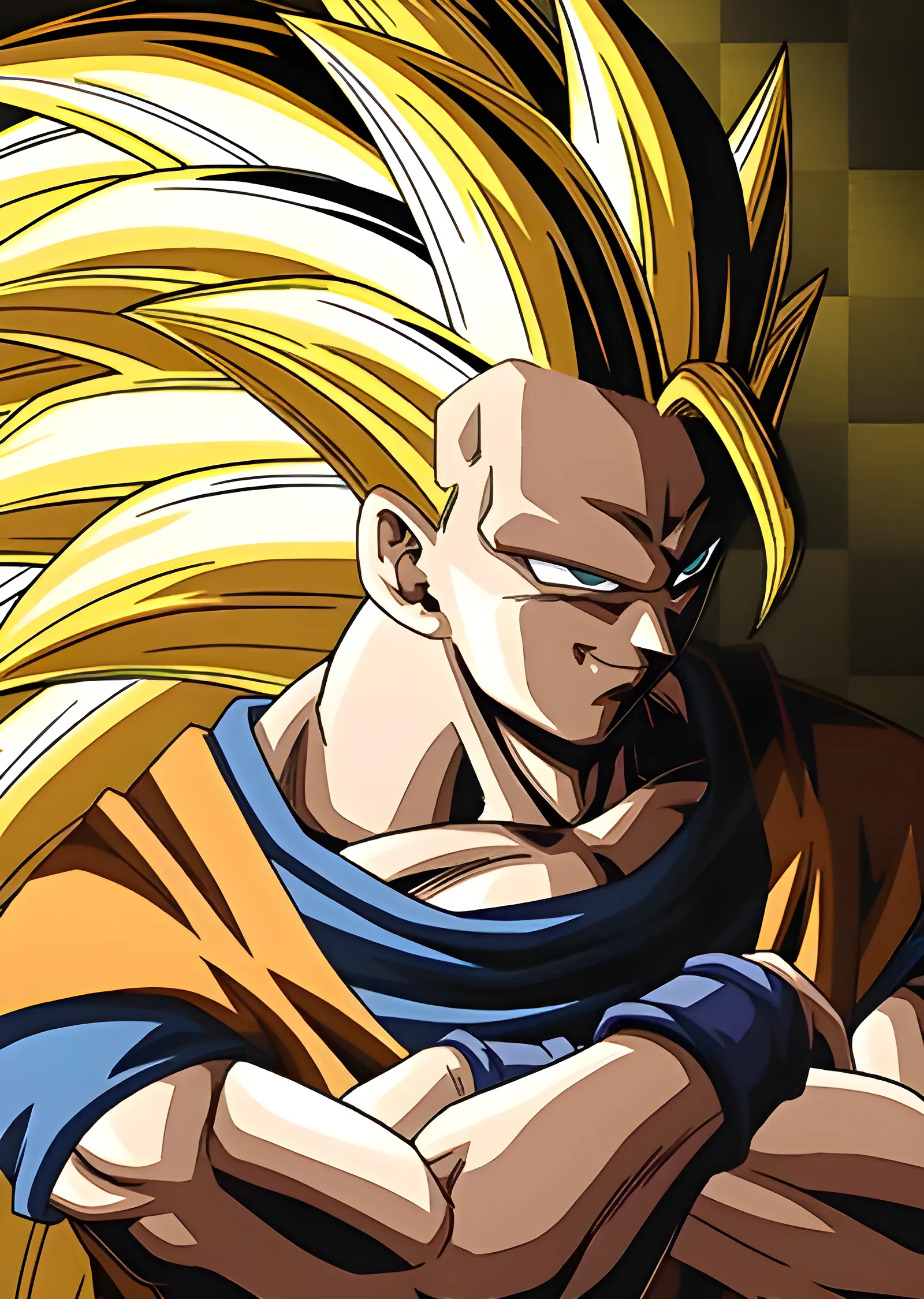 Dragon Ball Z: Süper Saiyan Goku metal tablo