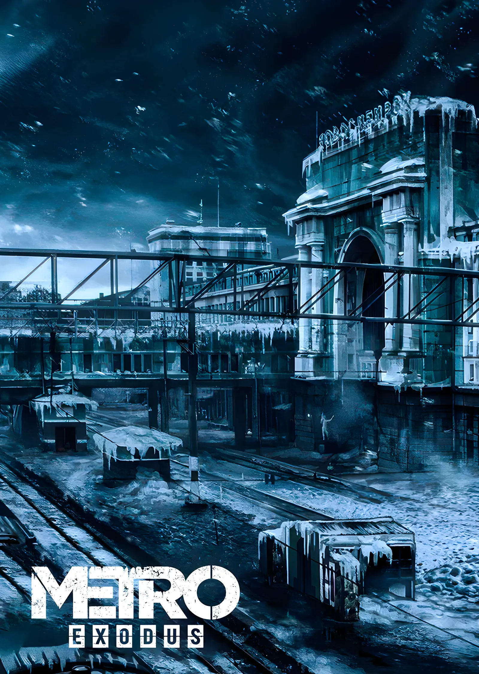 Metro Exodus - Terk Edilmiş İstasyon metal tablo