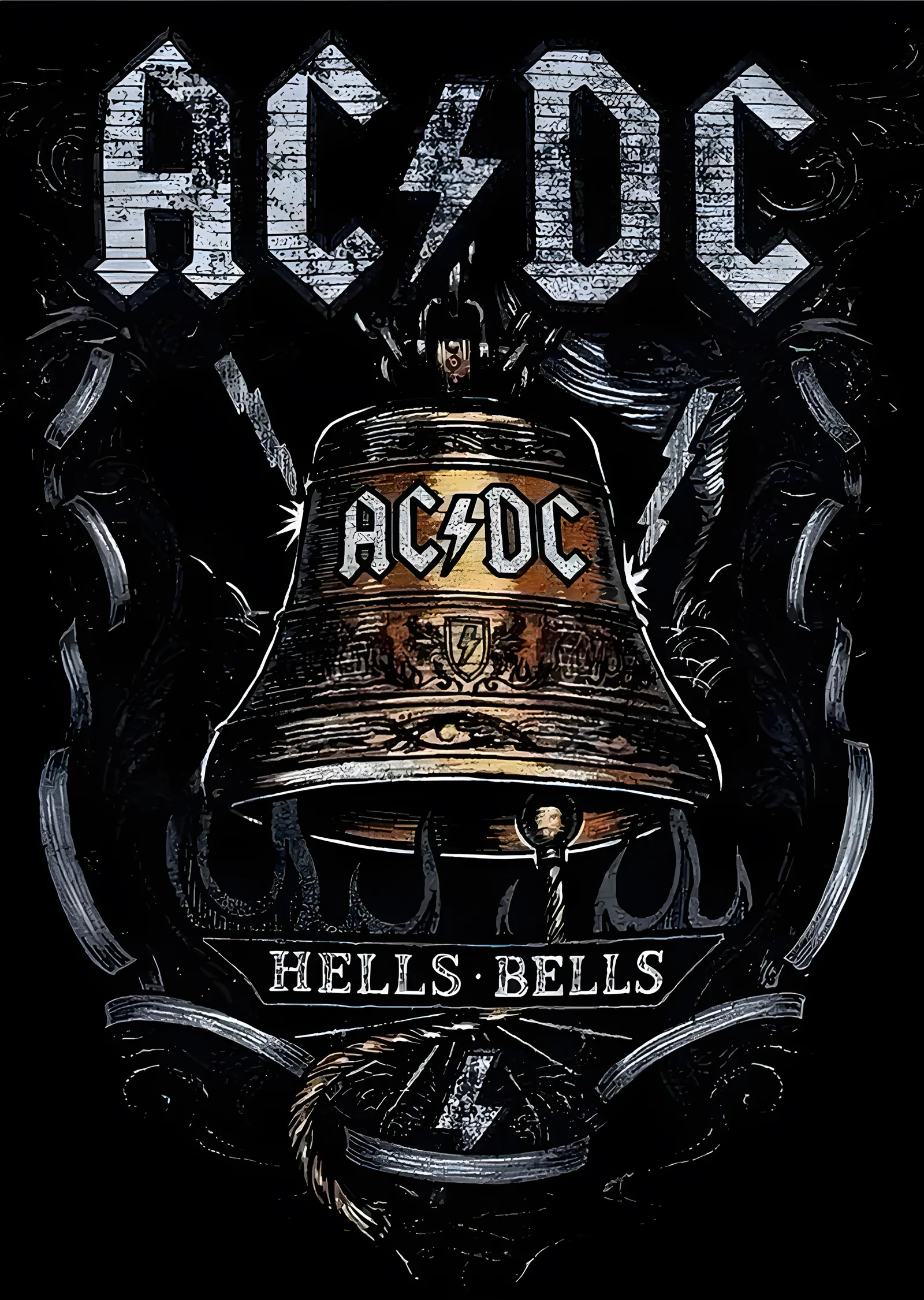 AC/DC - Hells Bells Çanı metal tablo