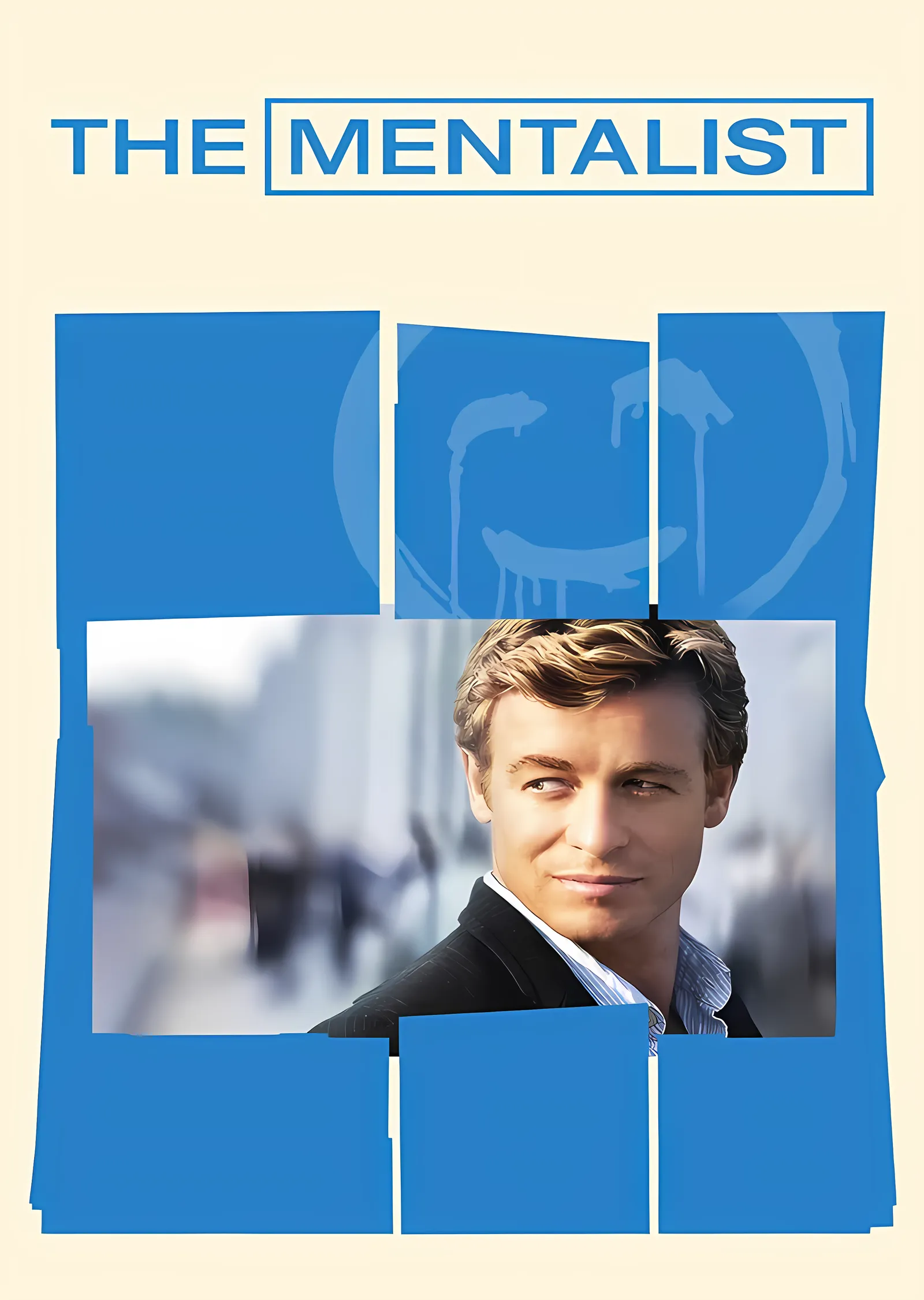 The Mentalist - Mavi Bloklar metal tablo