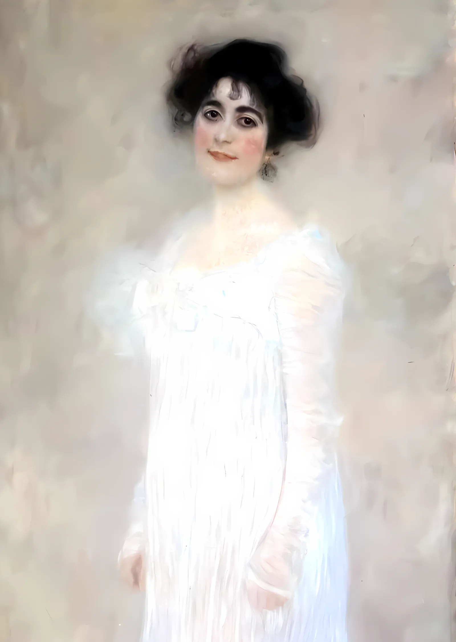 Gustav Klimt - Serena Lederer Portresi metal tablo