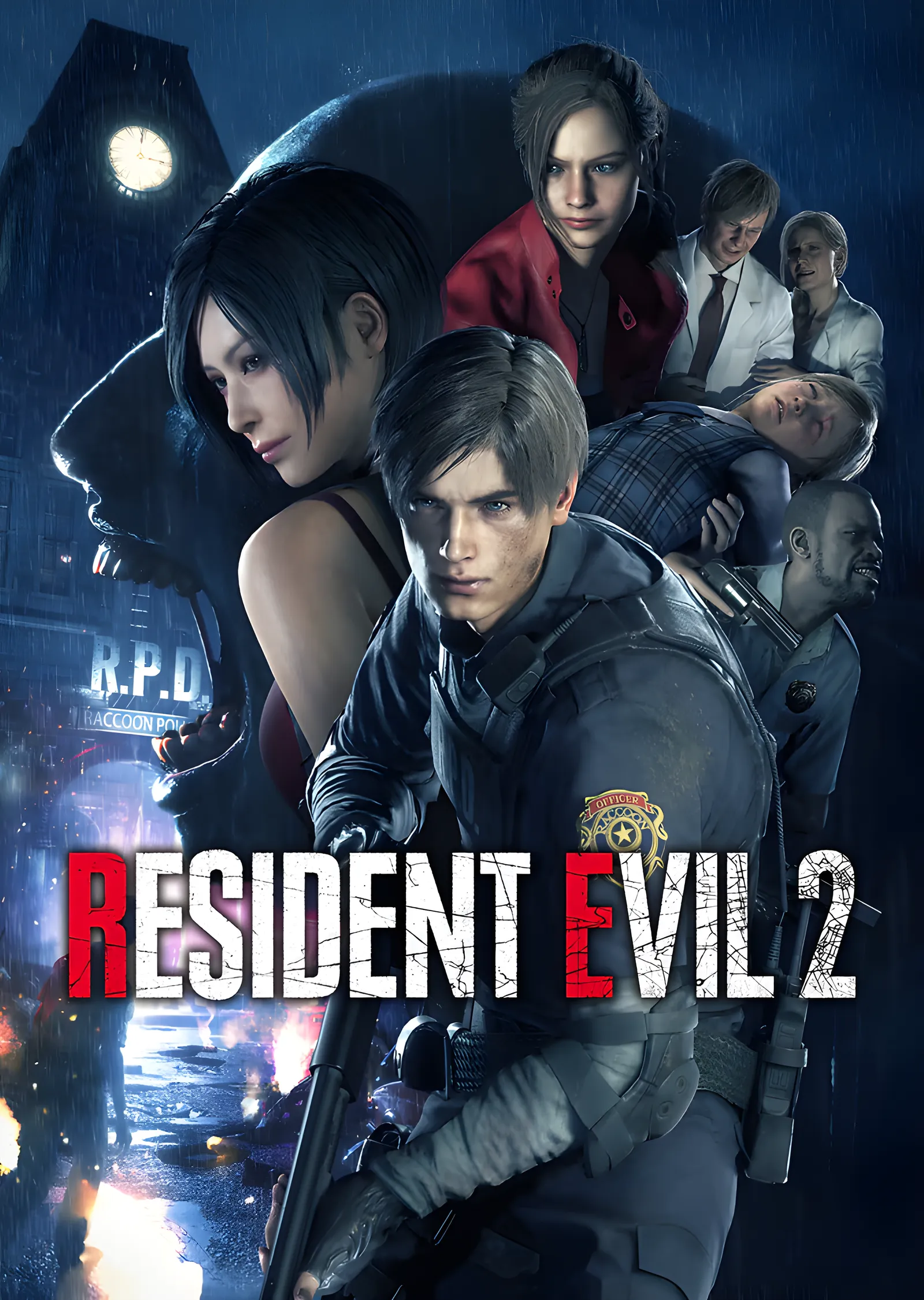 Resident Evil 2 metal tablo