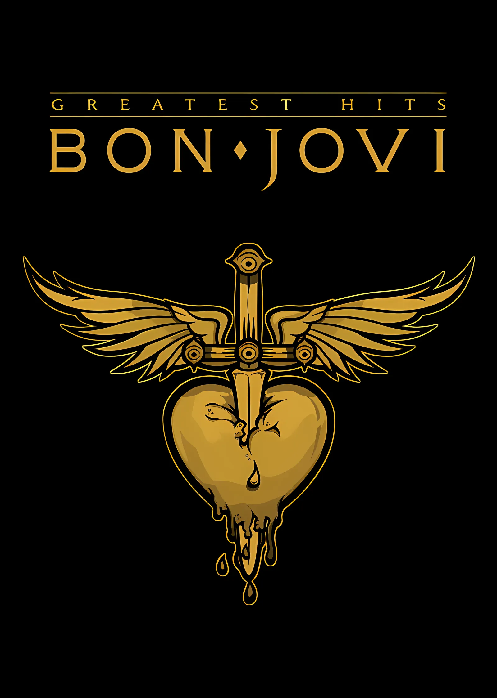 Bon Jovi - Greatest Hits Amblemi metal tablo