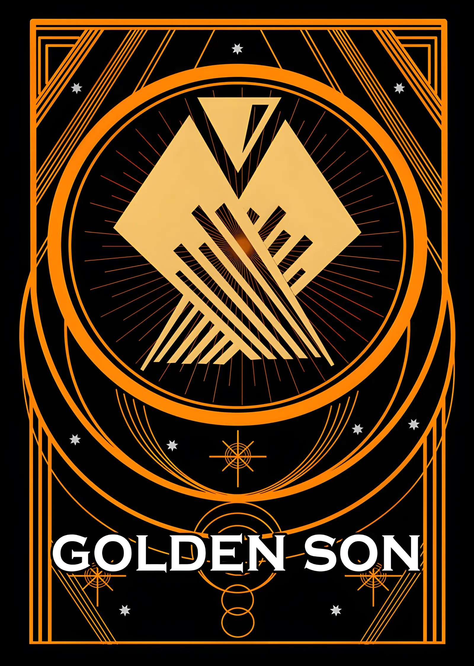 Golden Son - Amblem metal tablo