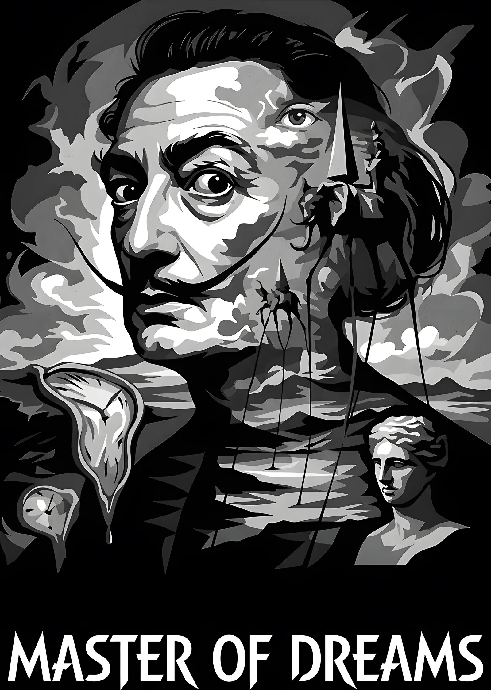 Salvador Dalí - Master of Dreams metal tablo