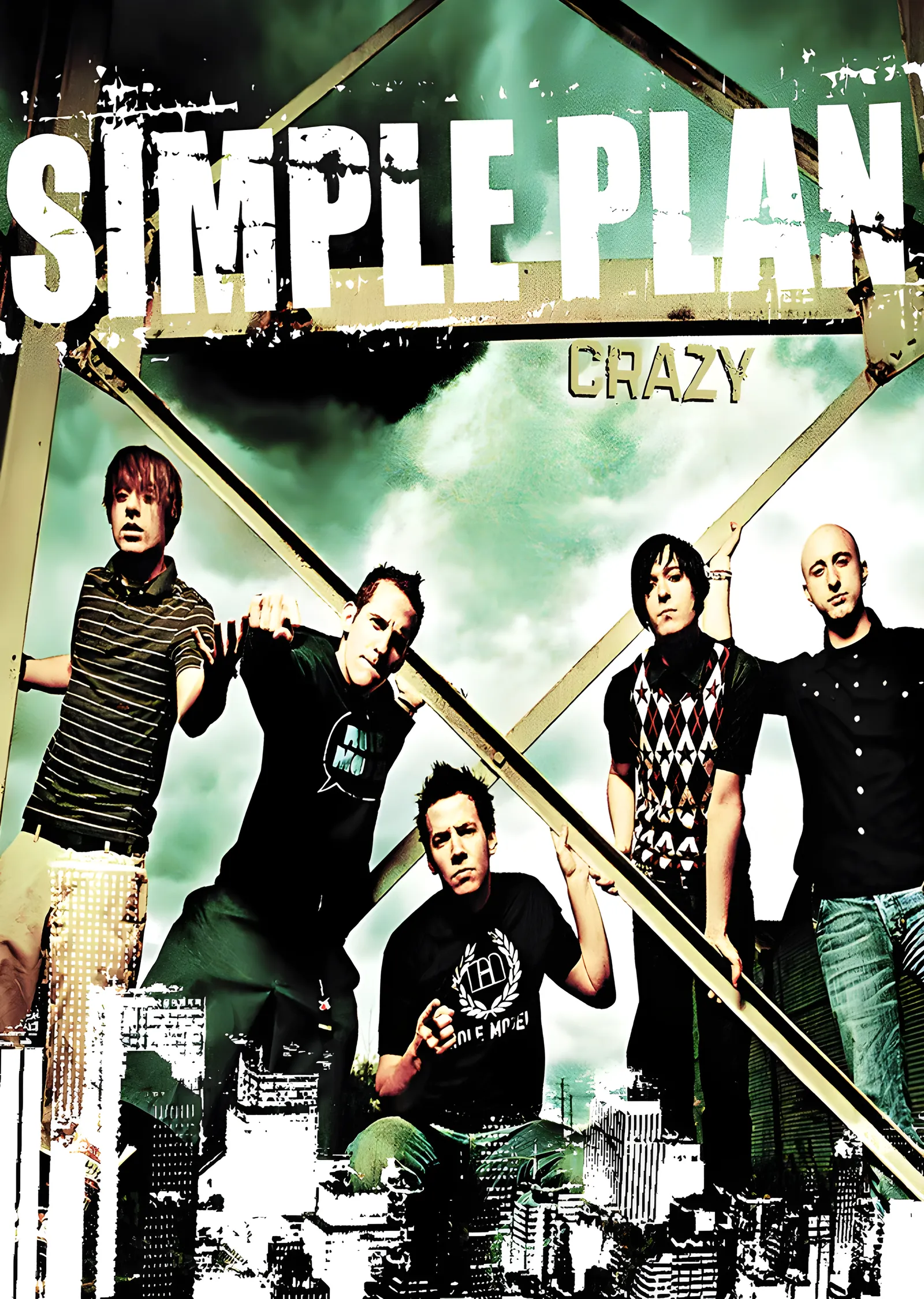 Simple Plan - Crazy Afişi metal tablo