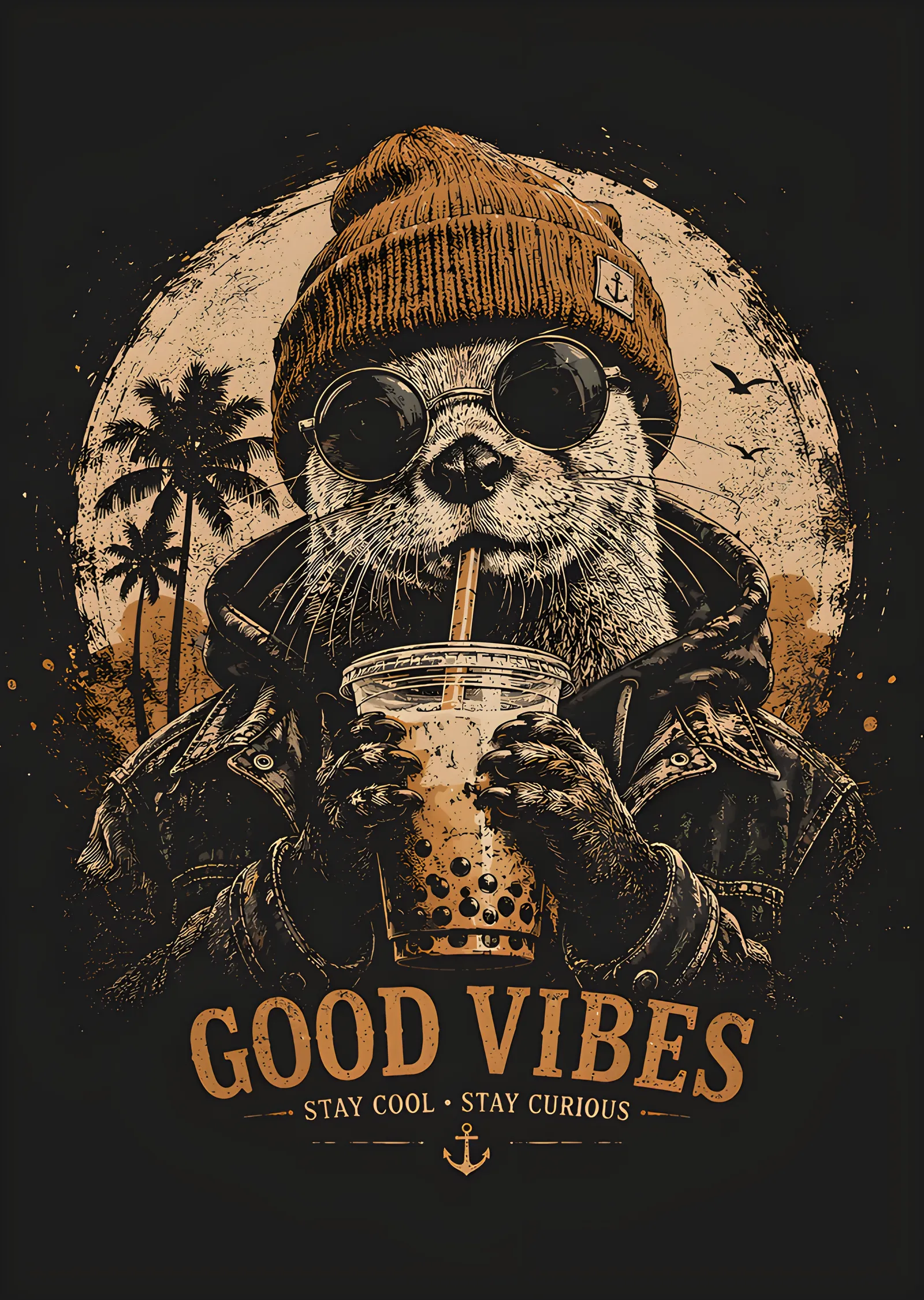 Good Vibes - Bere Takan Su Samuru metal tablo