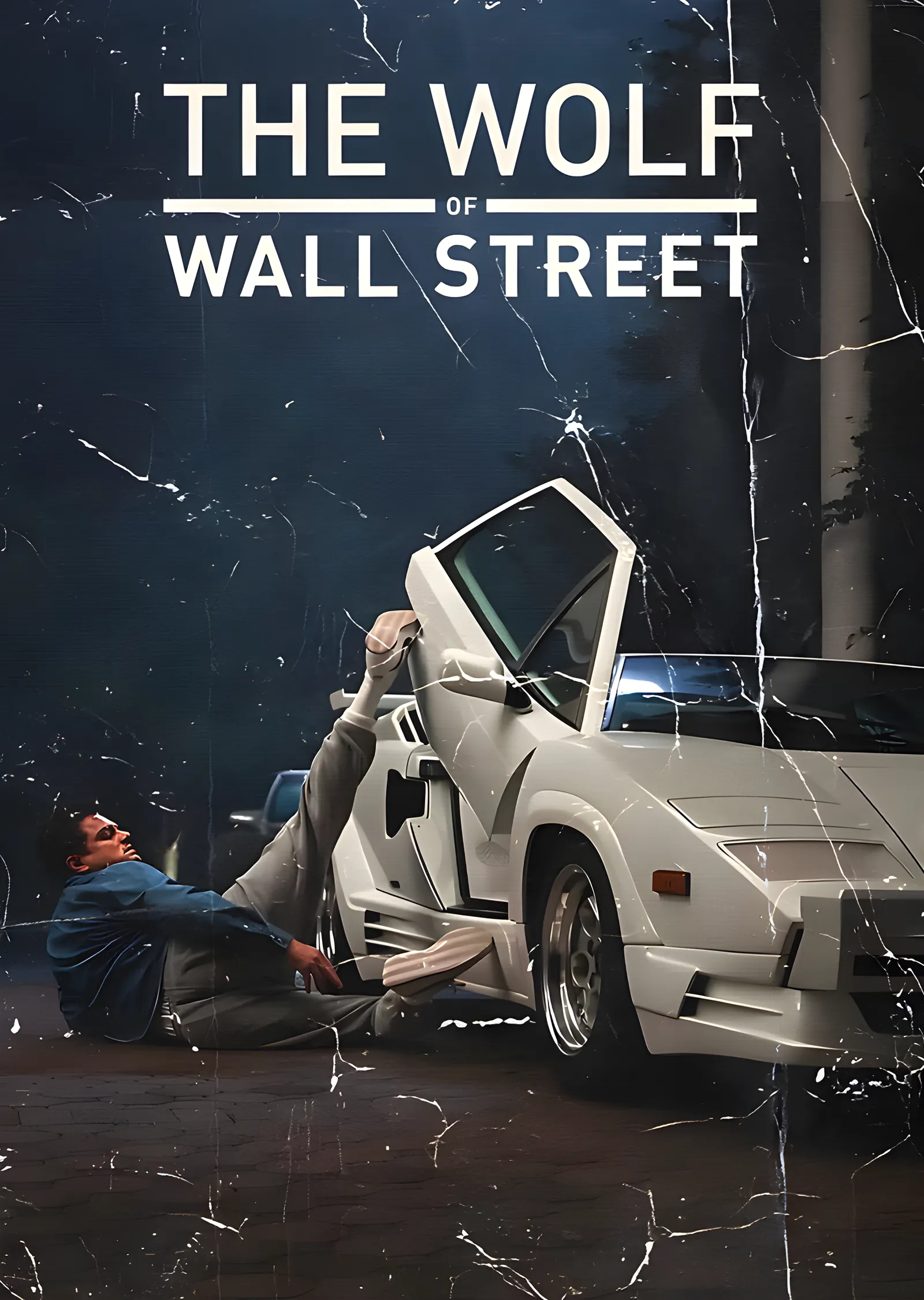 The Wolf of Wall Street metal tablo