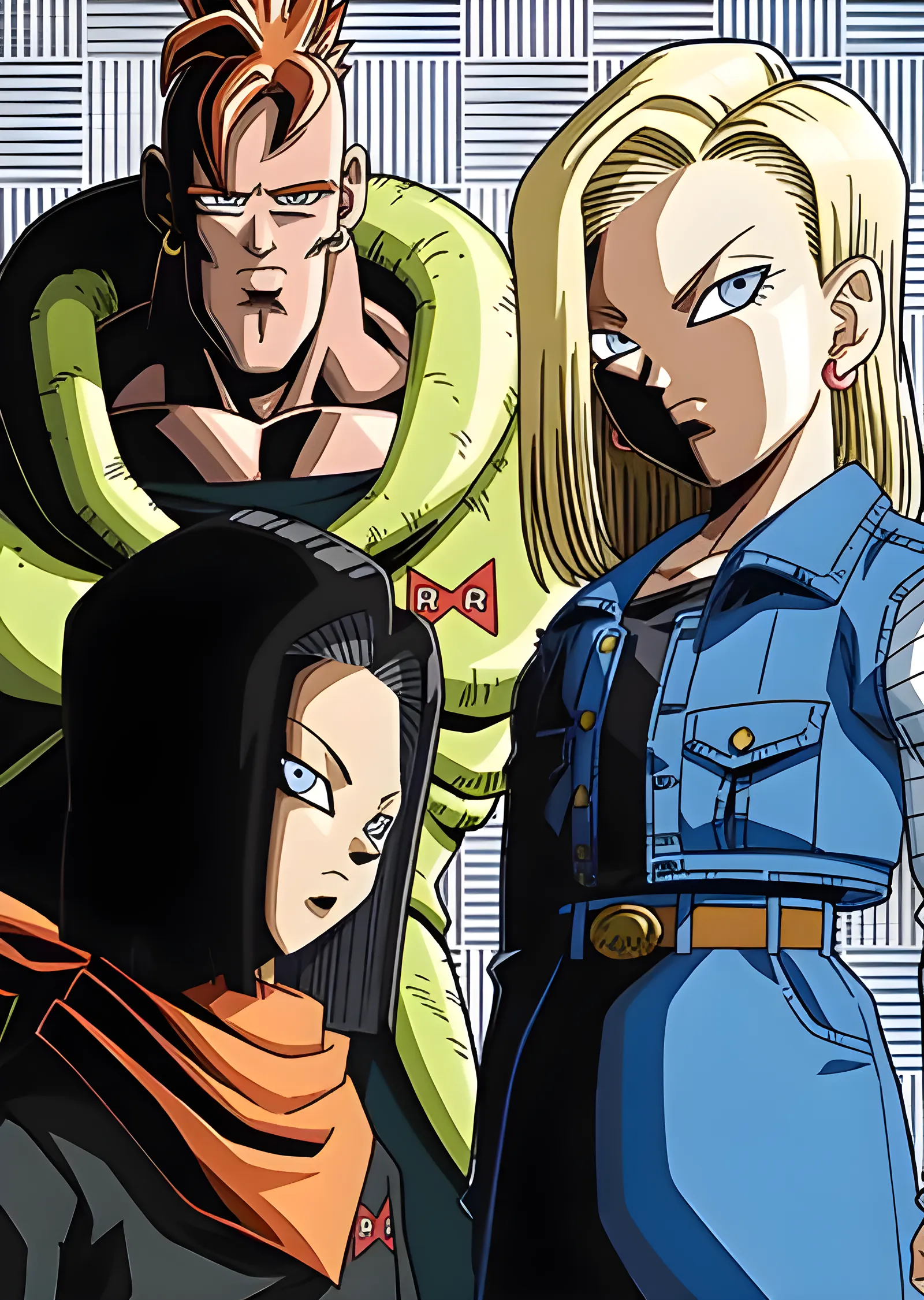 Dragon Ball Z: Androidler metal tablo