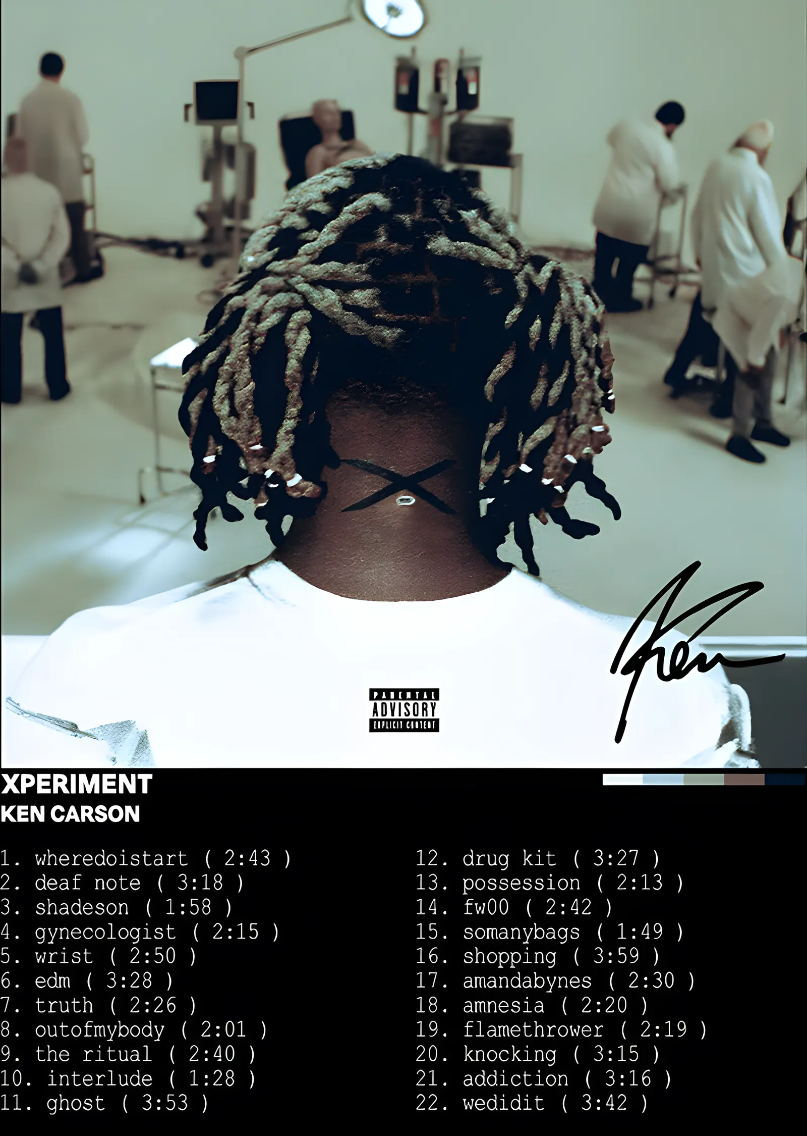 Ken Carson - Xperiment metal tablo